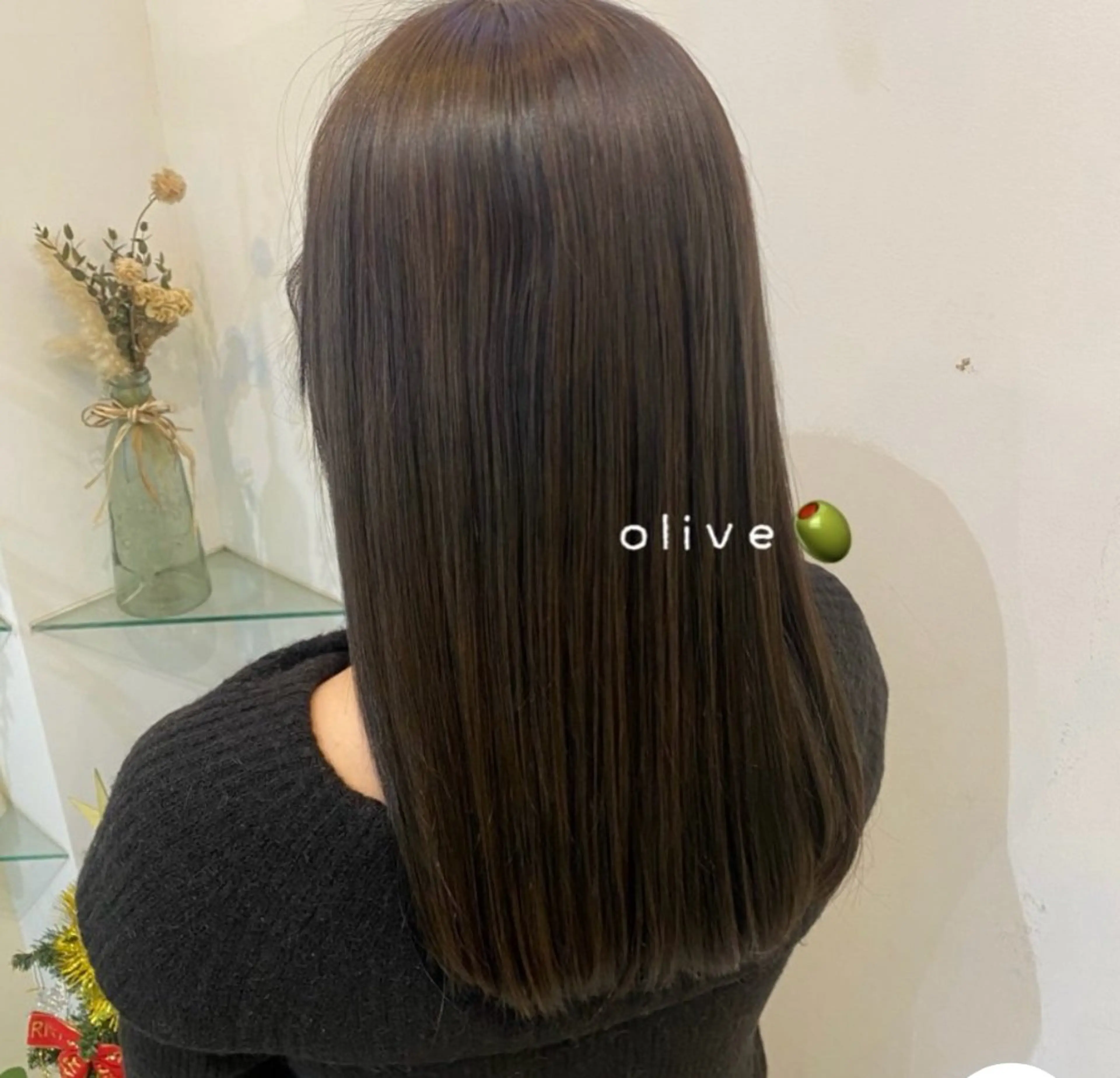 ミディアム カット ヘアカラー トリートメント 透明感カラー🧁🩰 🫧仲松良菜🎀のヘアスタイル