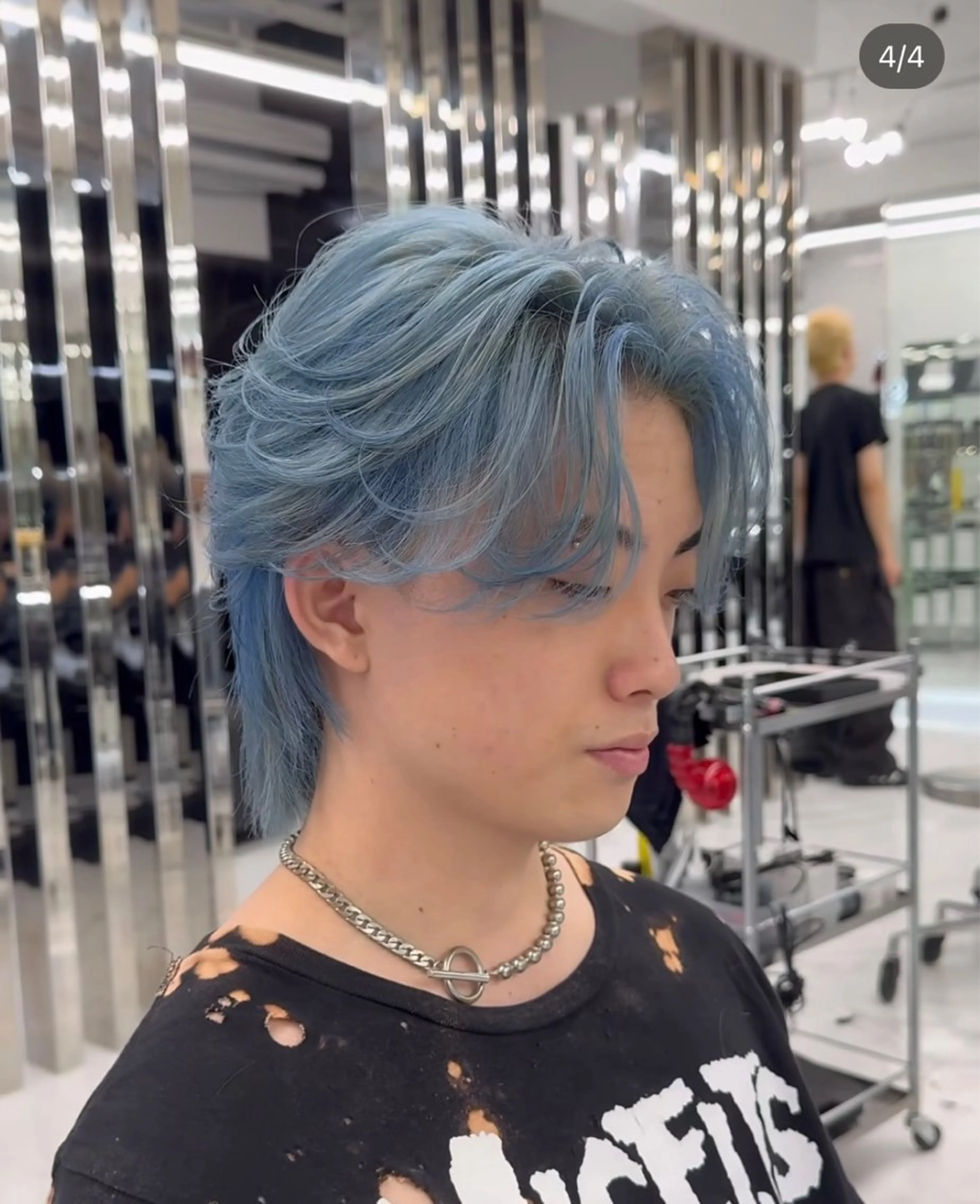 ミディアム ヘアカラー トリートメント ヘアセット ⭐️メンズ特化⭐️ パーマ カラーのヘアスタイル