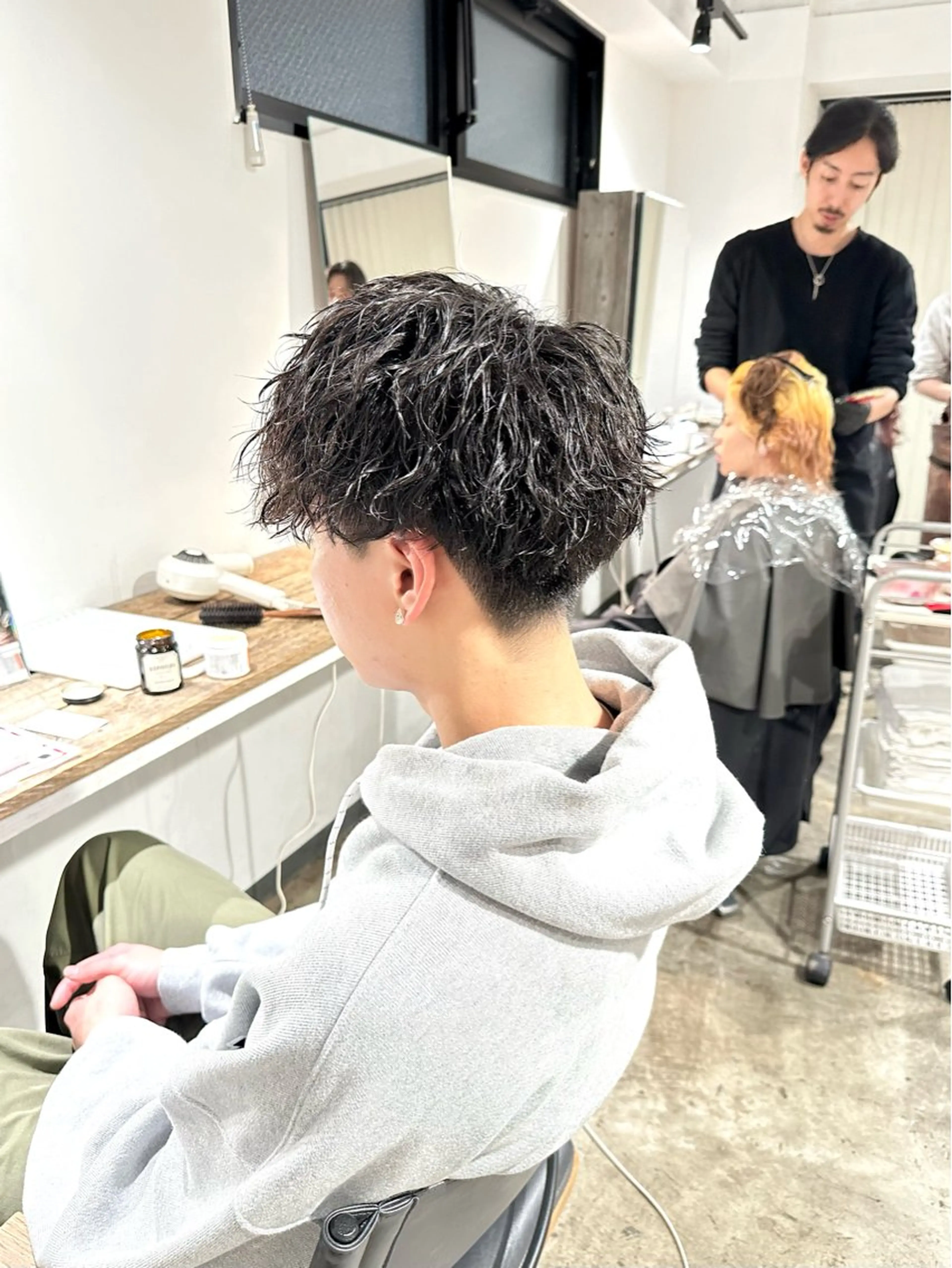 メンズ マッシュ メンズパーマ カット ヘアカラー パーマ トリートメント 骨格補正施術/メンズ 専門美容師/YUYAのヘアスタイル