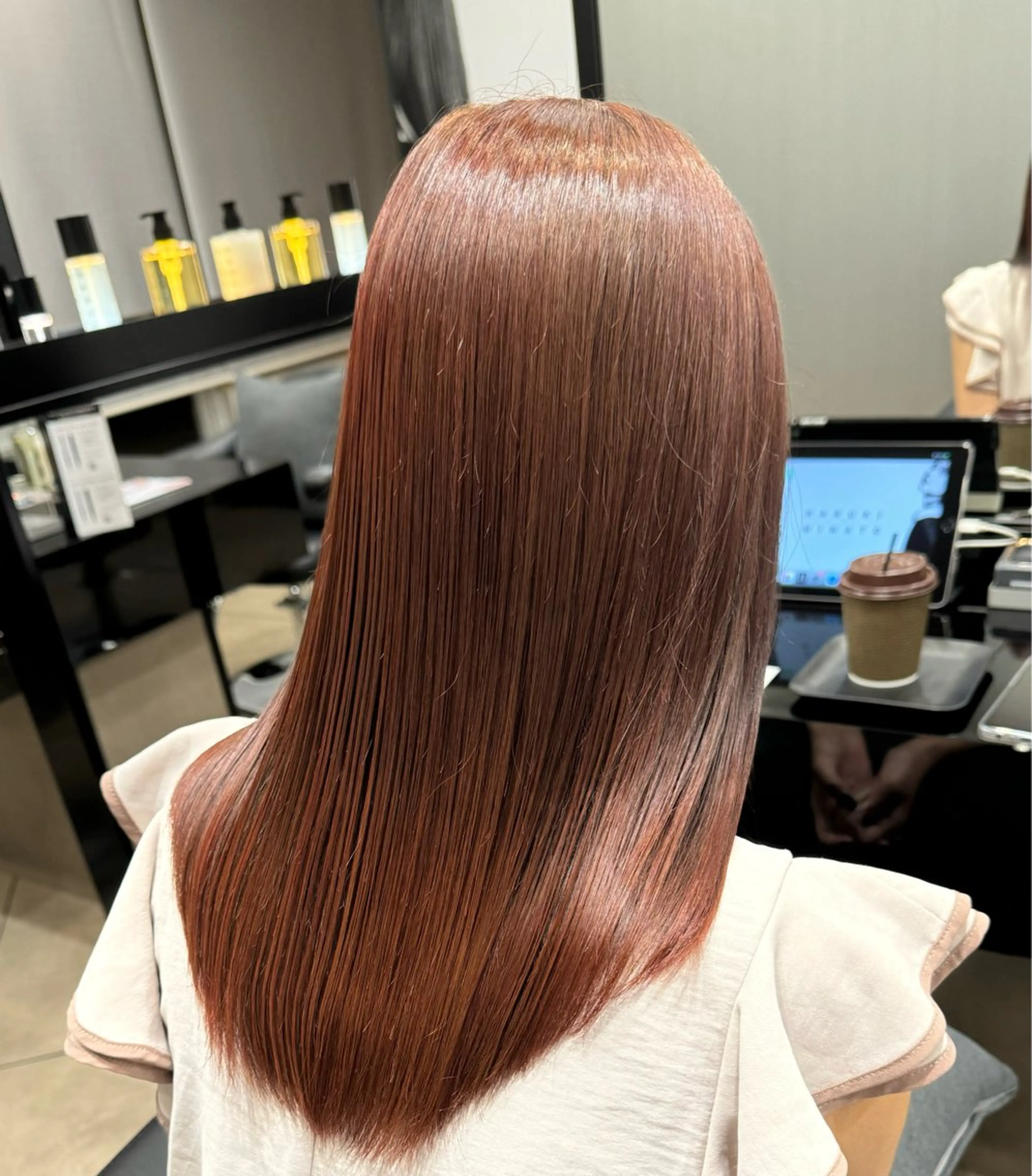 ロング カラー ヘアカラー 池田 龍生のヘアスタイル