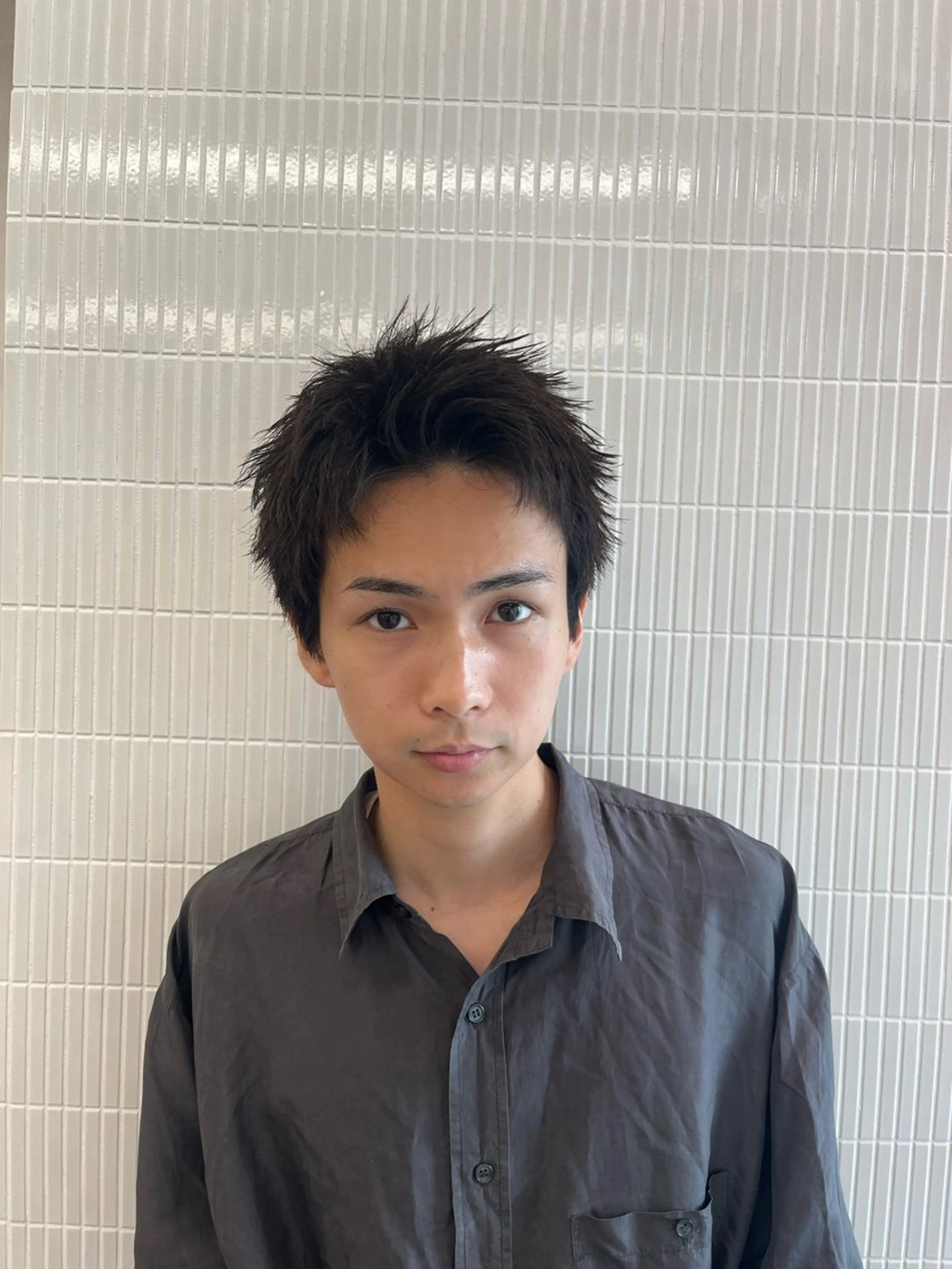 カラー パーマ メンズ afloat hikaruのヘアスタイル