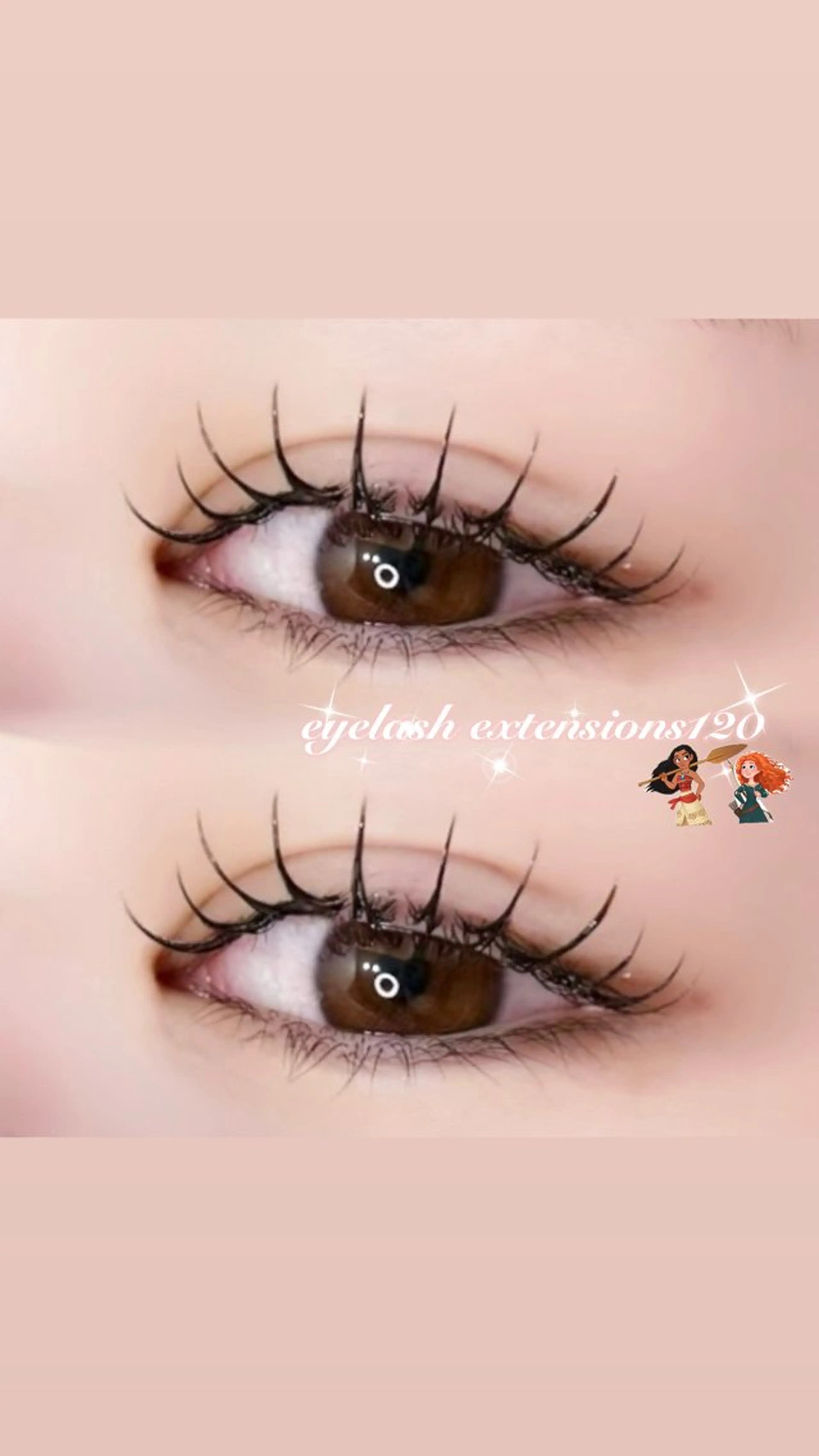 マツエク・マツパ 🎀re-born KOKORO🎀のマツエク・マツパデザイン