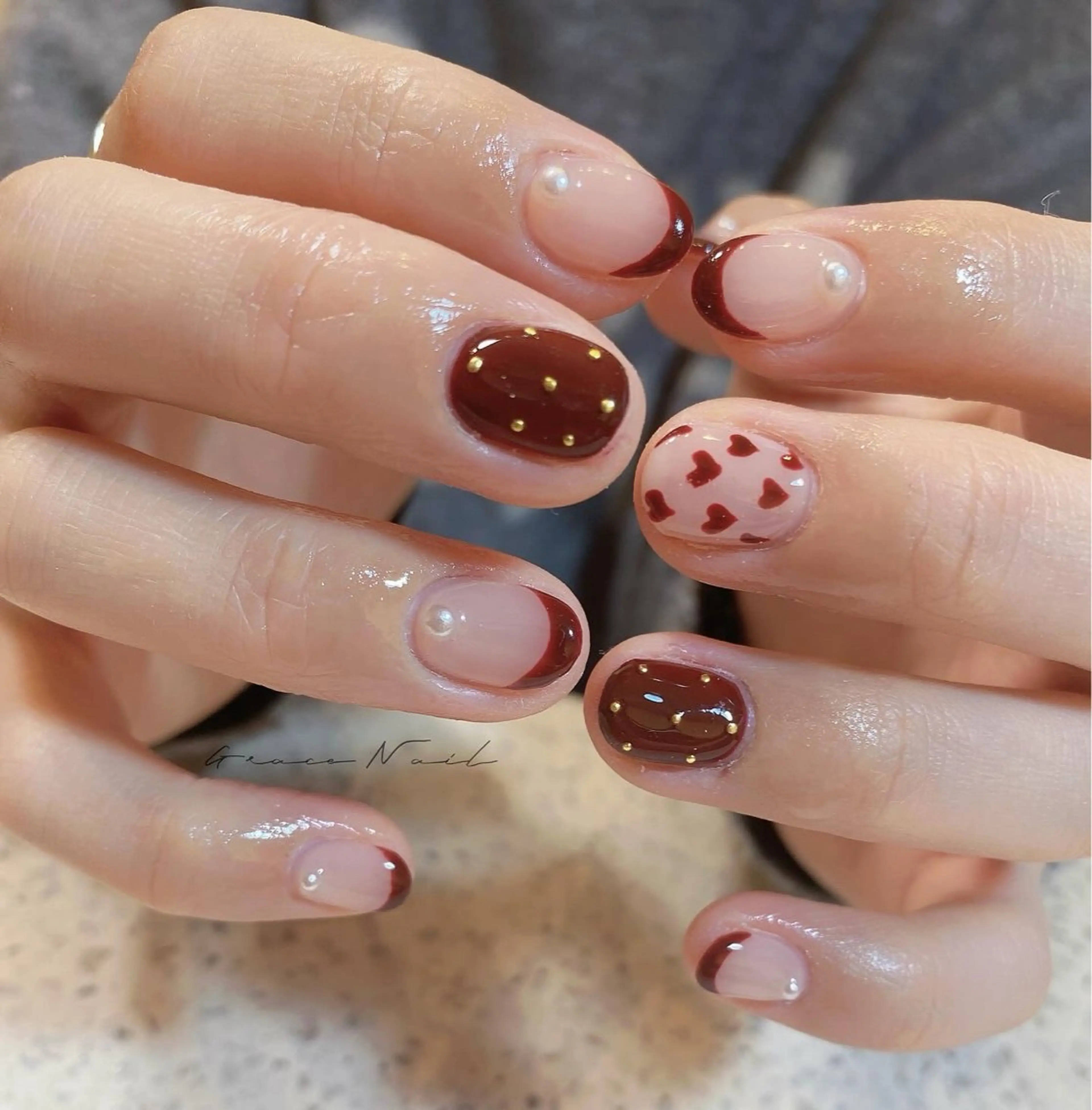 ネイル ハンドネイル ☆*｡Grace Nail｡*☆のネイルデザイン