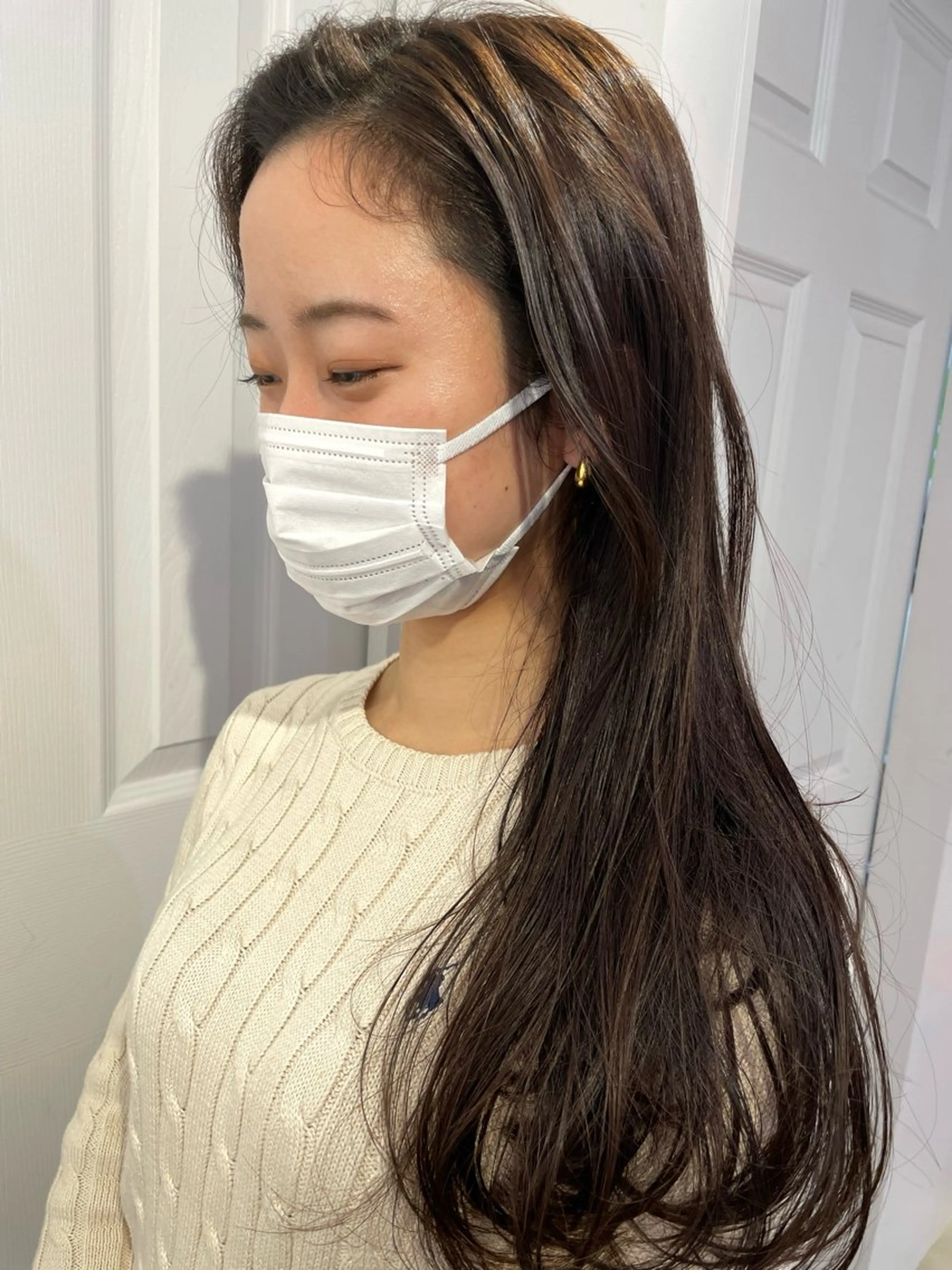 ロング カット VOICE所属・MIRI MIRIのヘアスタイル