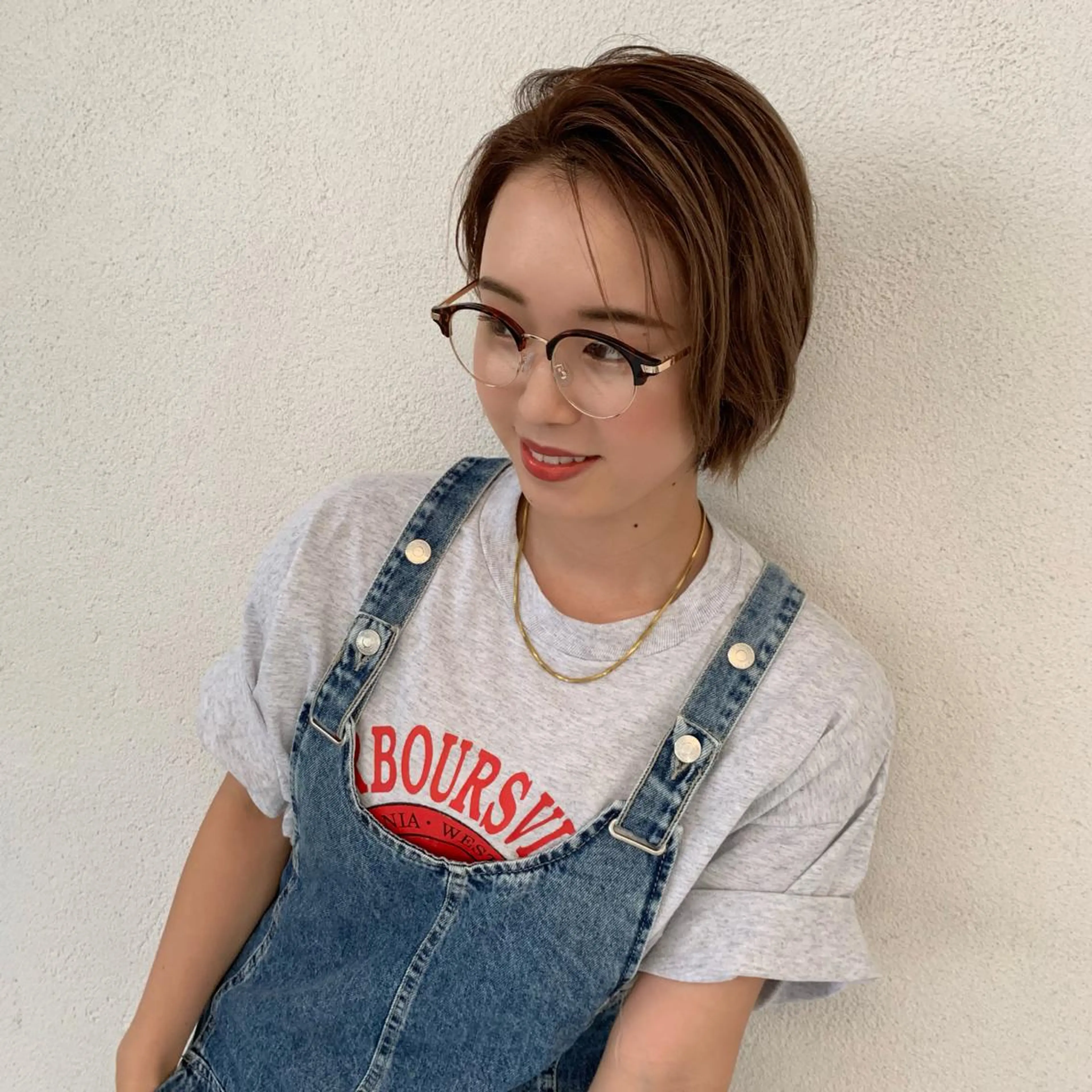 ショート カラー カット ヘアカラー トリートメント ノグチ ナツコのヘアスタイル