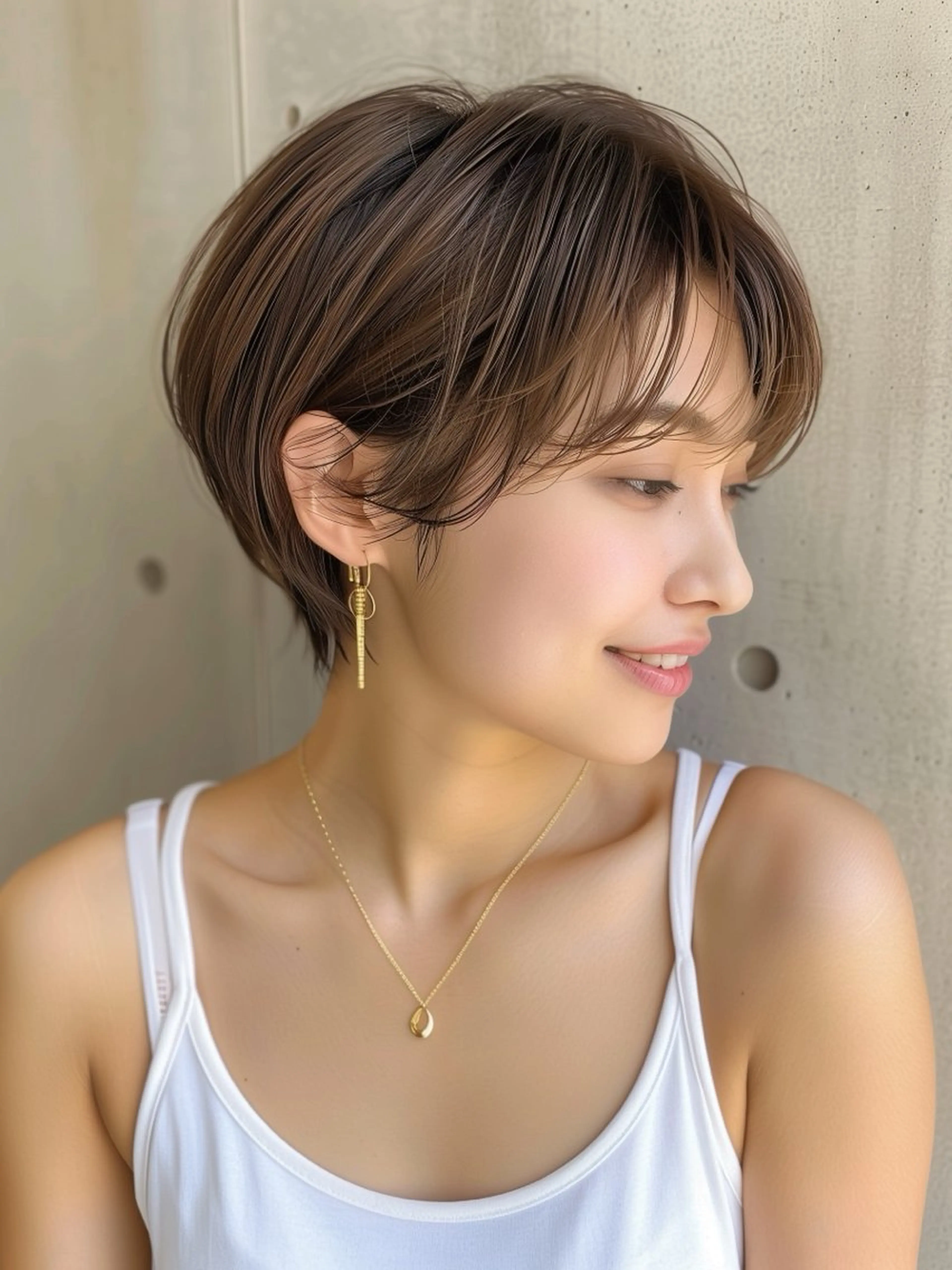 ショート カラー カット ヘアカラー トリートメント 銀座《髪質改善》 垢抜け✨布施拓也のヘアスタイル