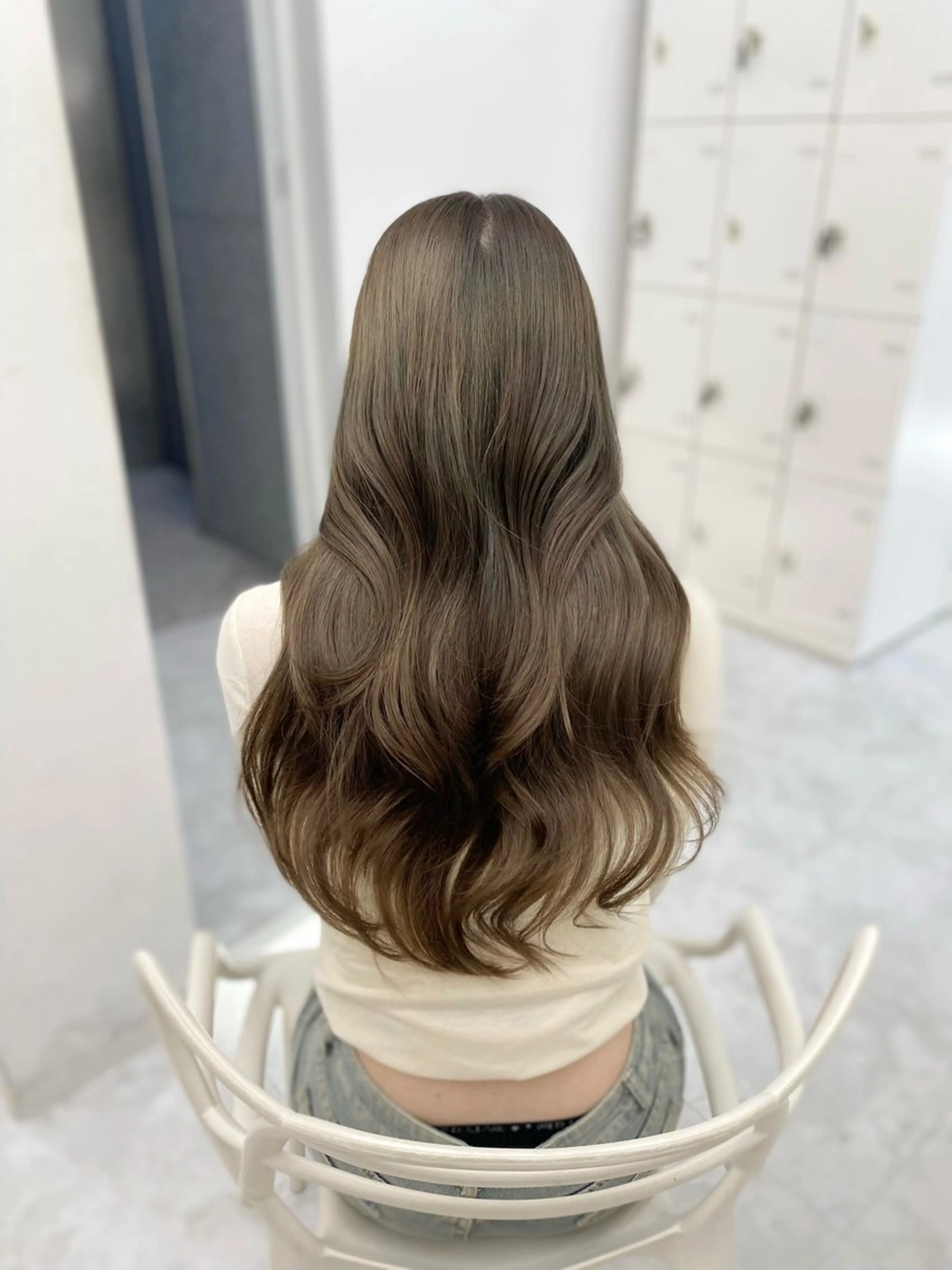 カラー ヘアカラー 🤍透明感グレージュ オリーブ🤍RINのヘアスタイル