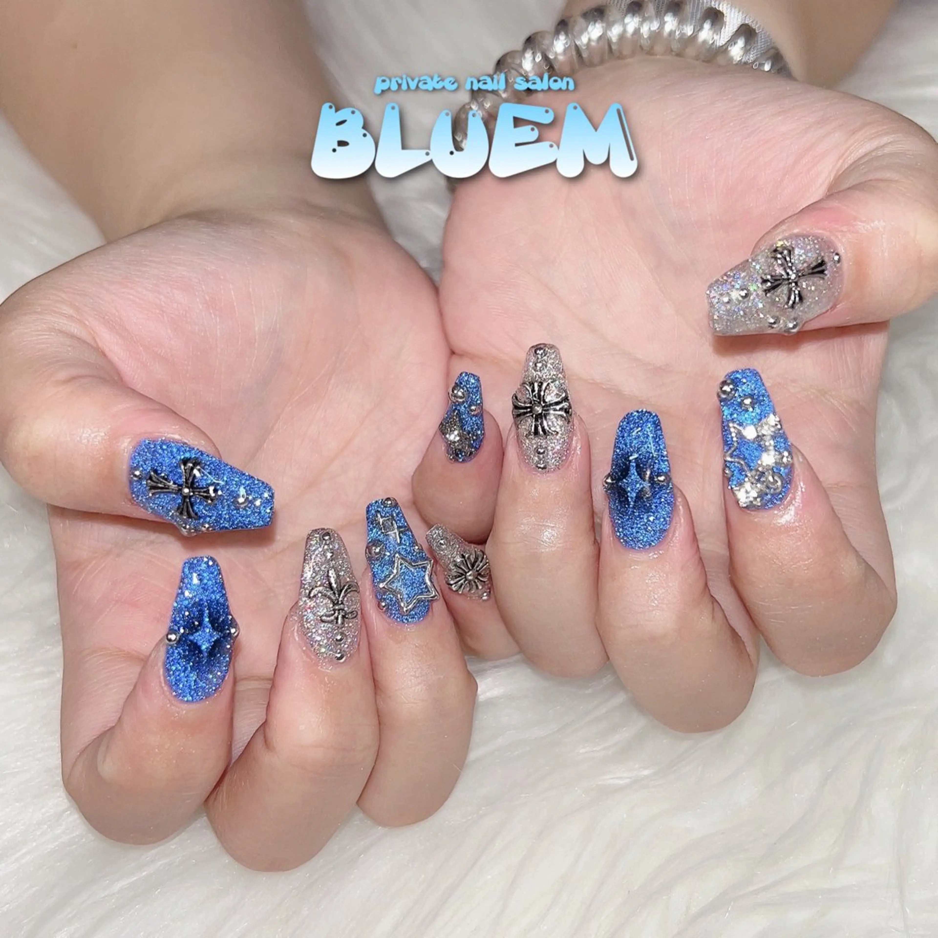 ネイル ハンドネイル BLUEM なな🐶のネイルデザイン