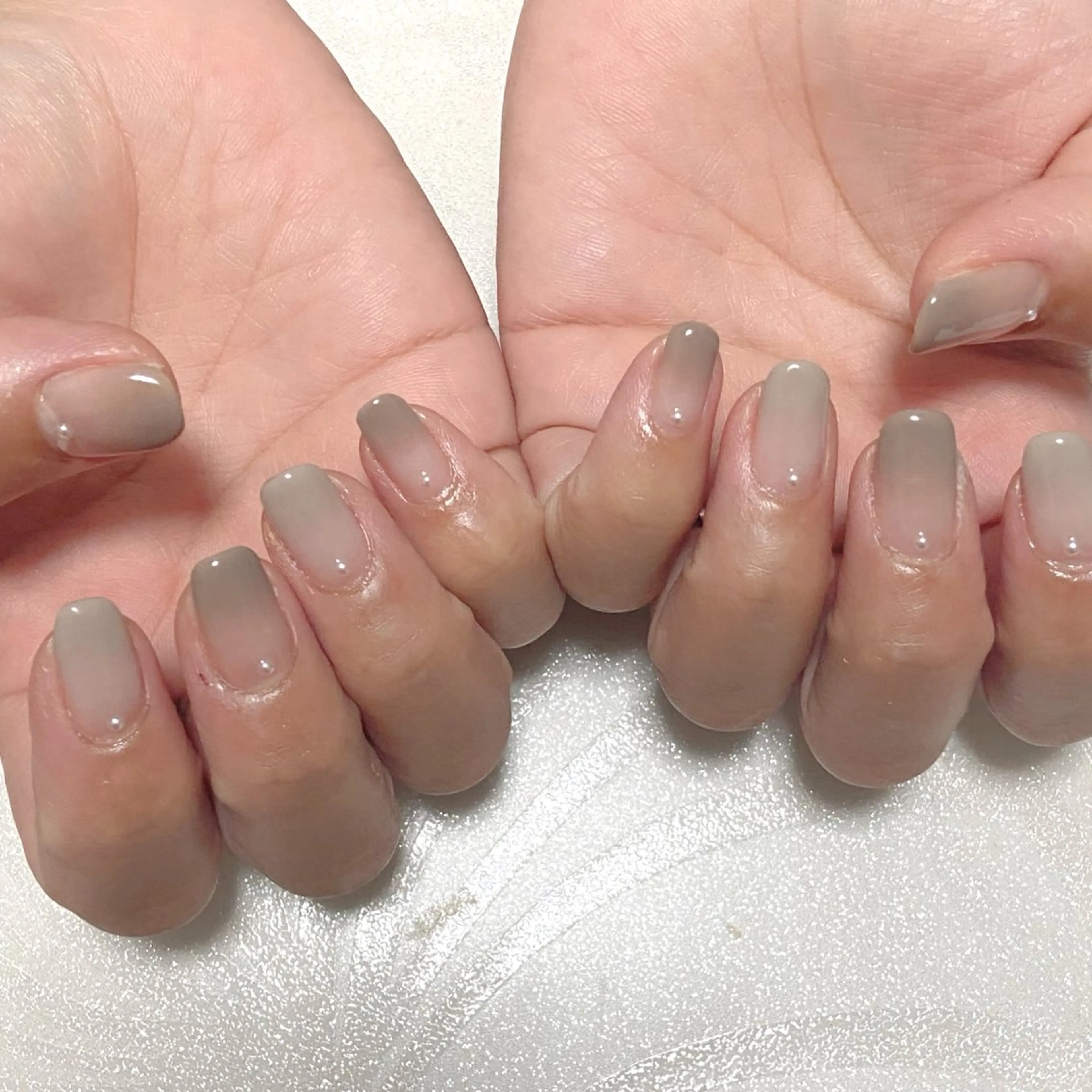 ネイル グラデーション シンプルネイル nail salon MARuのネイルデザイン