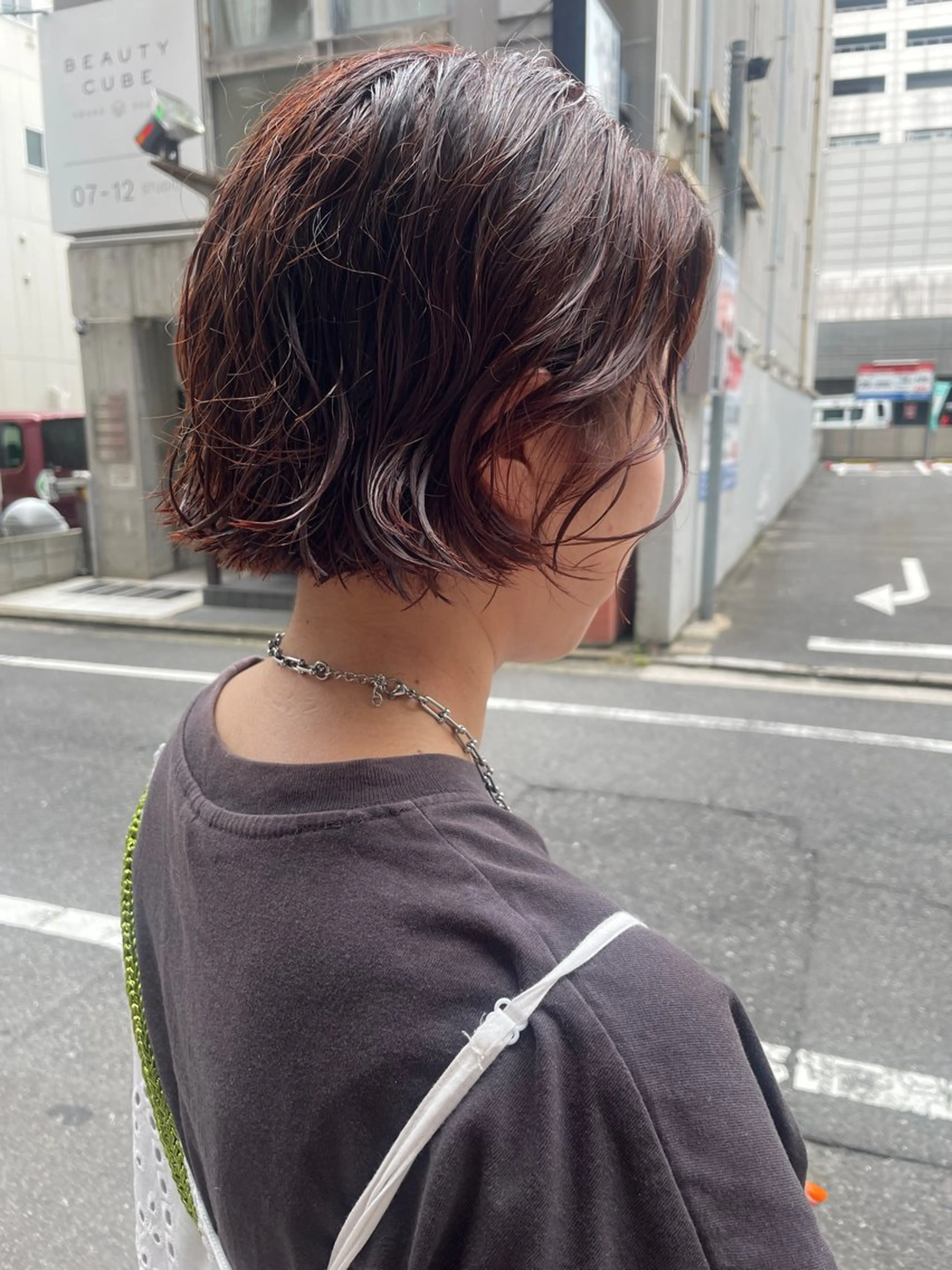ショート パーマ カット パーマ さの あやねのヘアスタイル