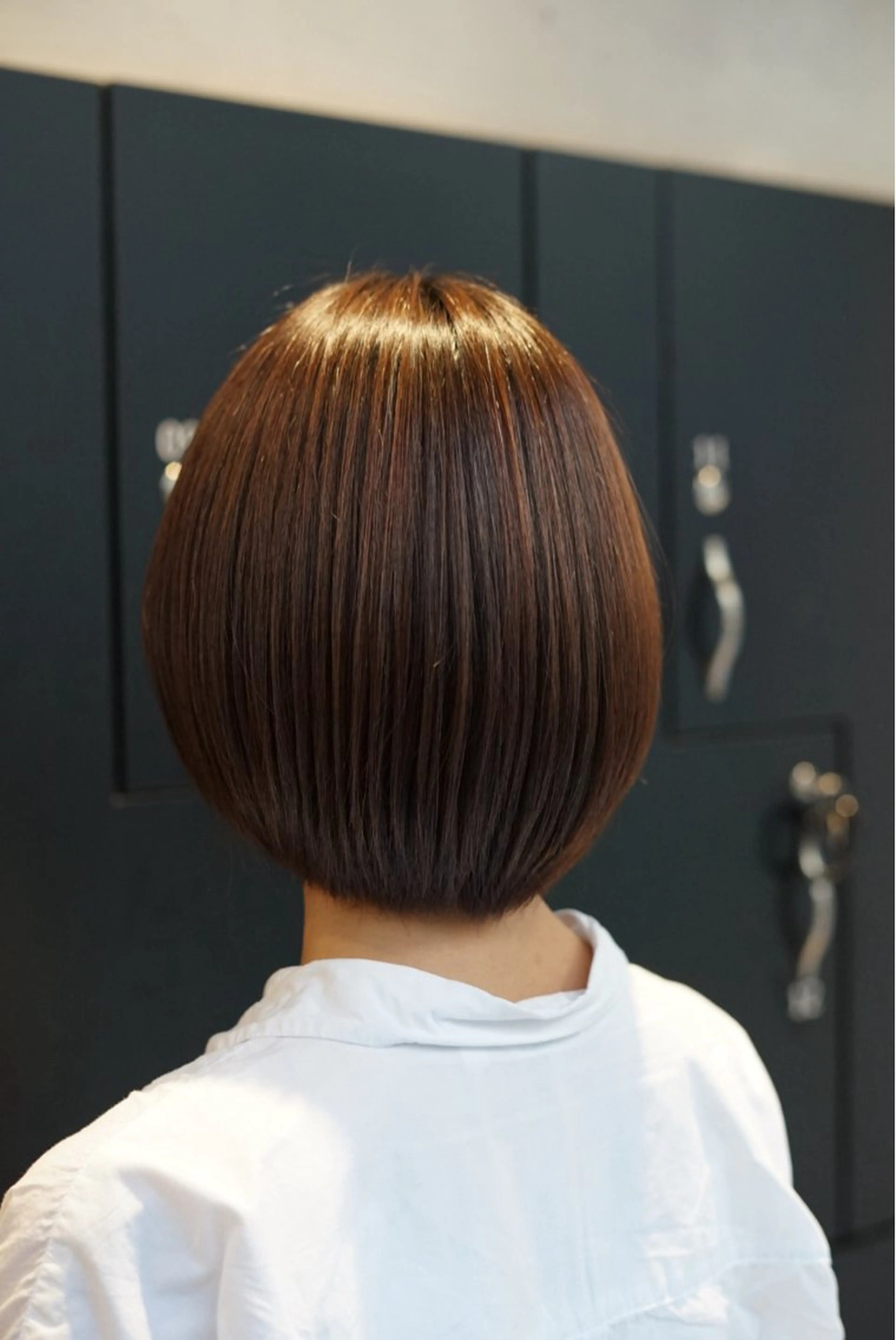 ショート カット 縮毛矯正 大阪/心斎橋 レイヤー/Yukkeのヘアスタイル