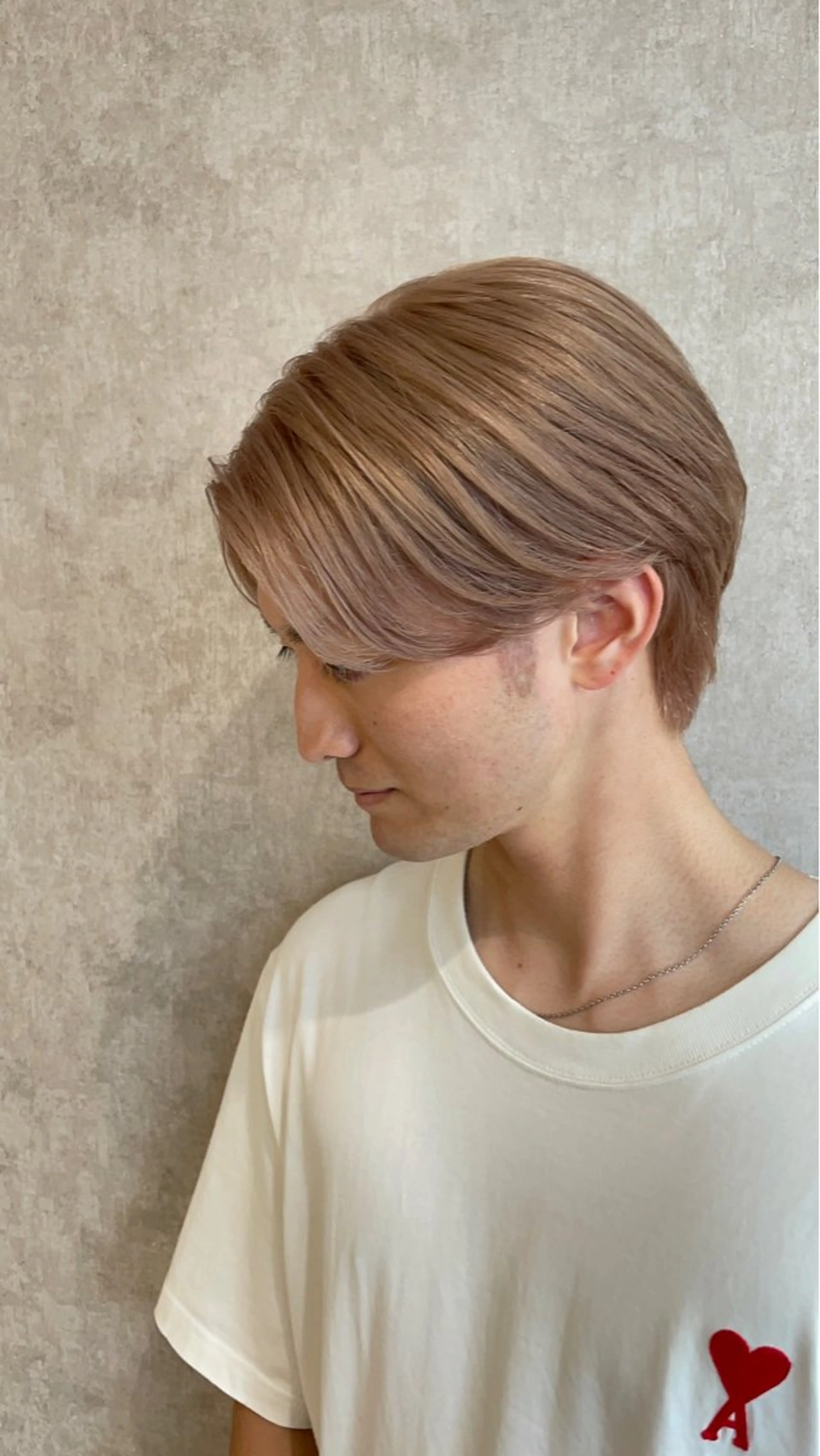 カラー メンズ メンズブリーチ ベージュカラー ブリーチ ケアブリーチ 透明感カラー ヘアカラー Taku ／ケアハイトーンのヘアスタイル