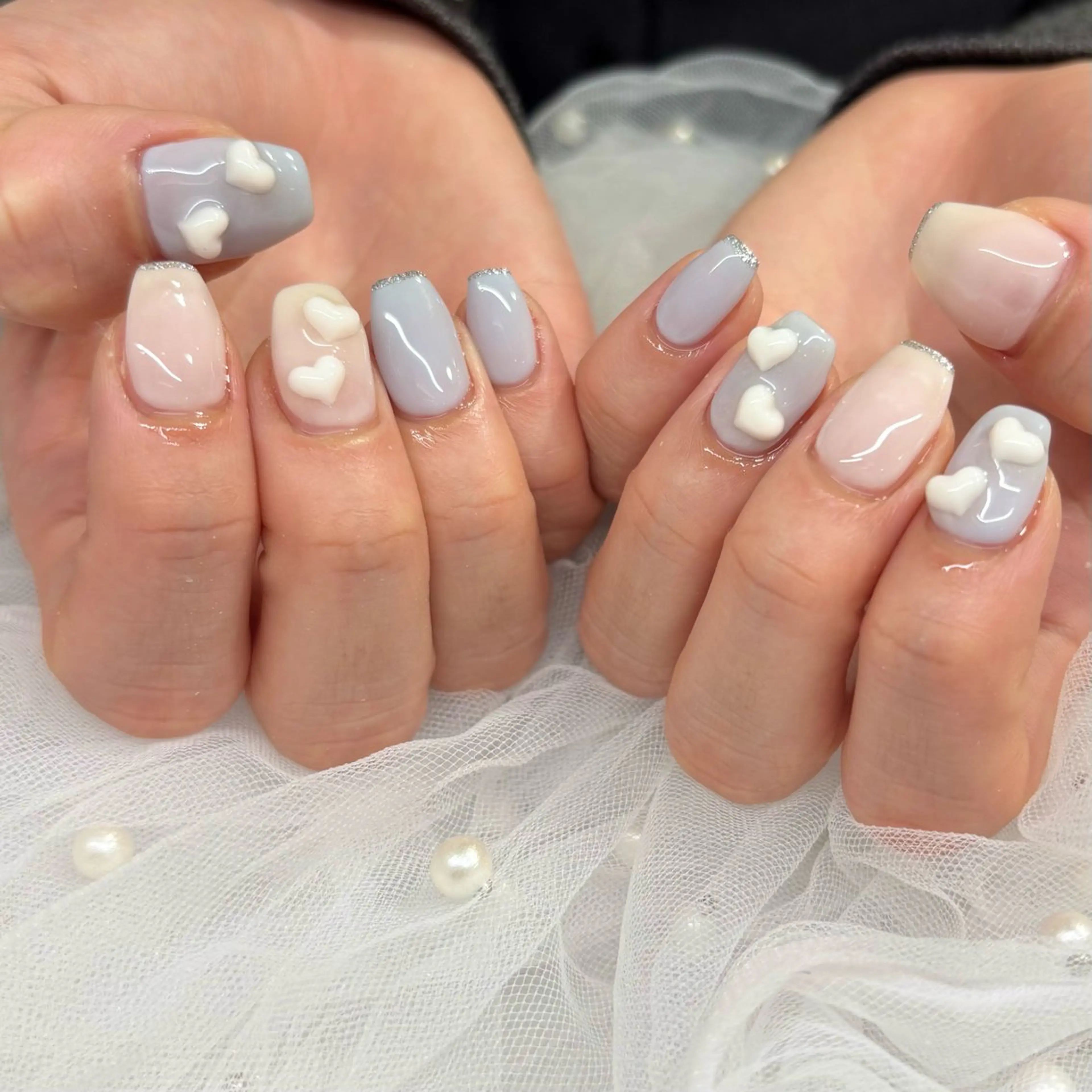 ネイル ハンドネイル 荒巻 めいのネイルデザイン
