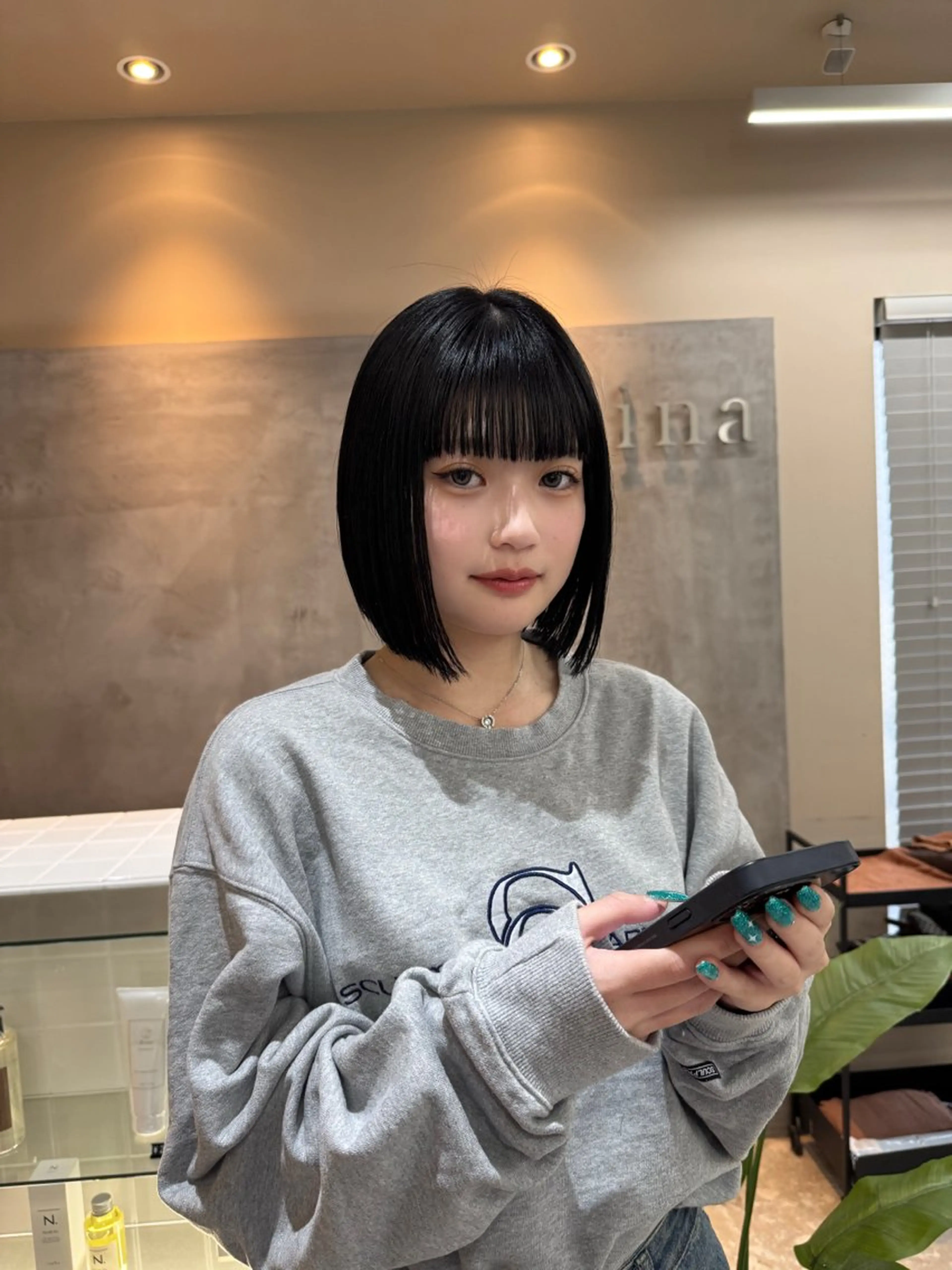 ショート カラー ボブ Zina梅田茶屋町所属・Mayu💖 Zina梅田茶屋町のヘアスタイル