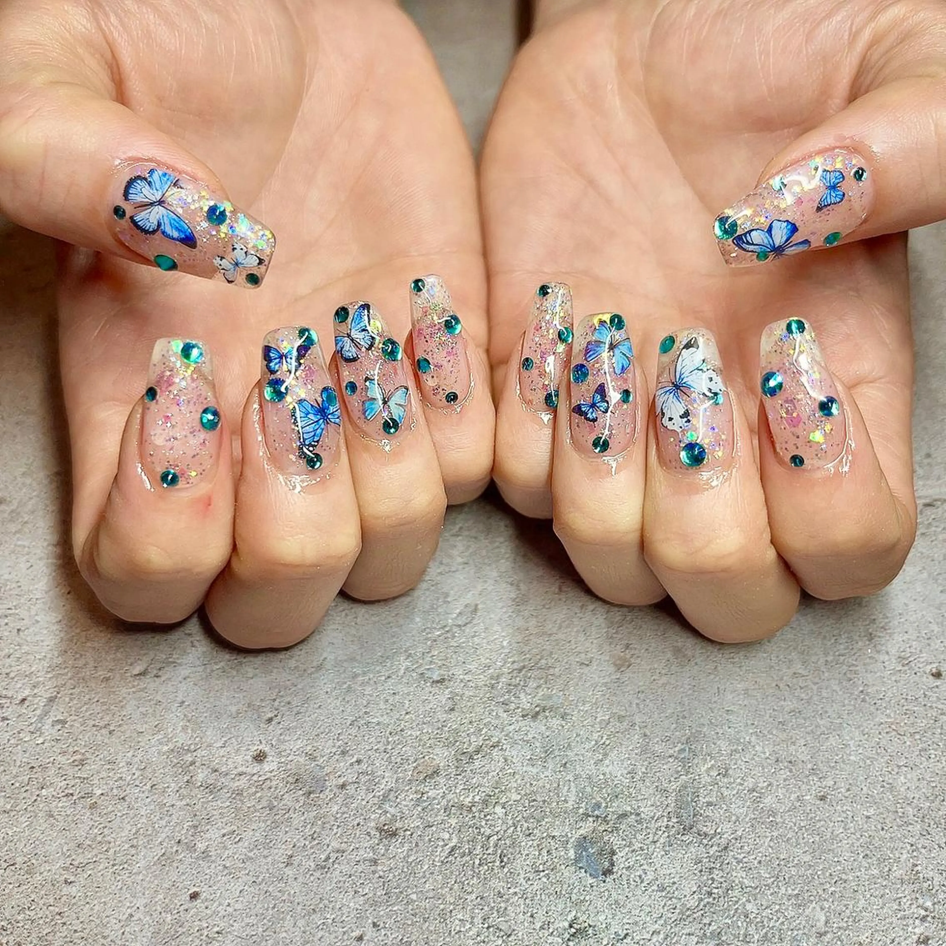 ネイル ジェルネイル ハードジェル しば まなみのネイルデザイン