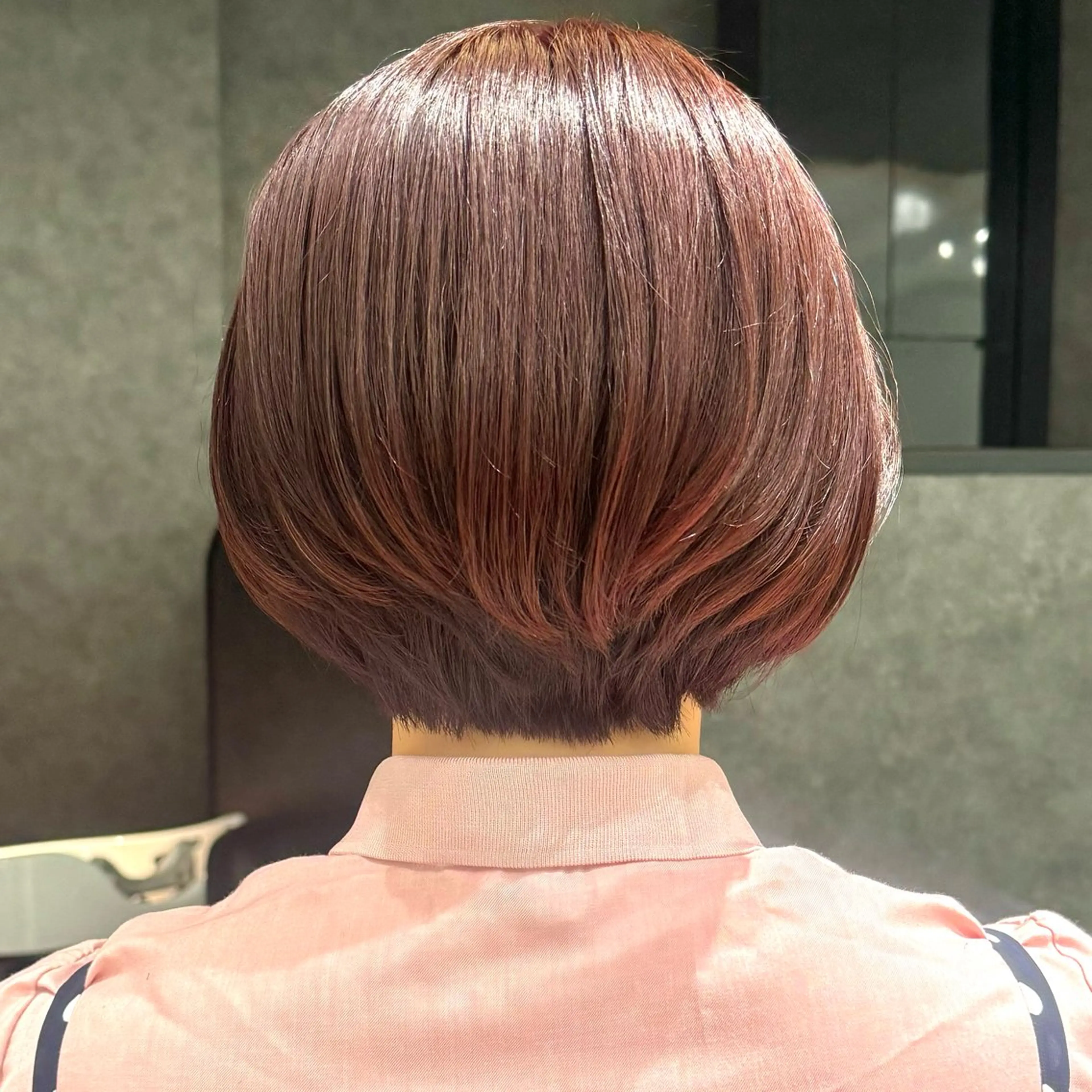 ショート カラー ショートボブ 丸みショート ボブ ショートヘア ひなた あゆみのヘアスタイル