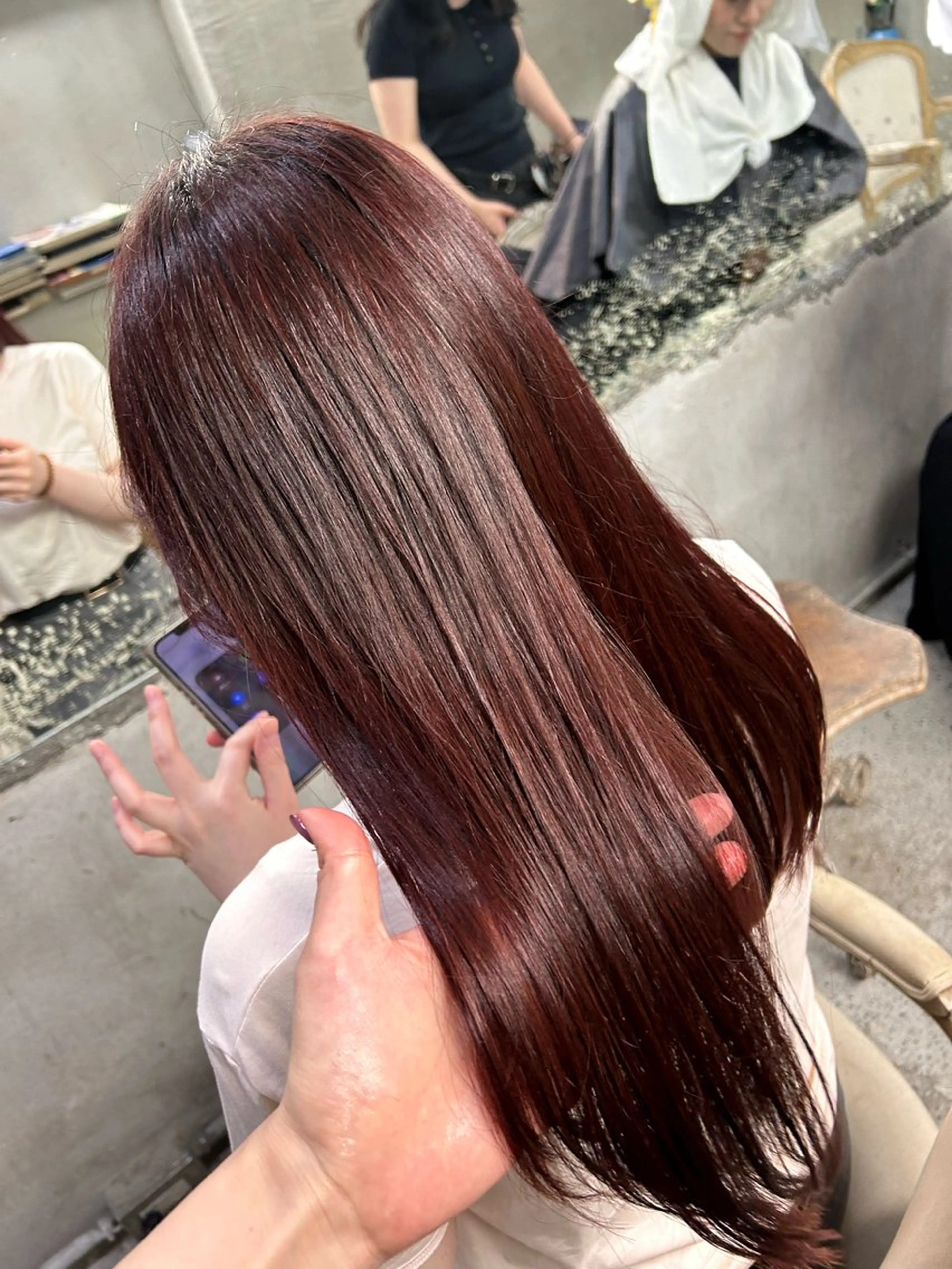 ミディアム カラー お任せヘア☘️☘️ 及川渚のヘアスタイル