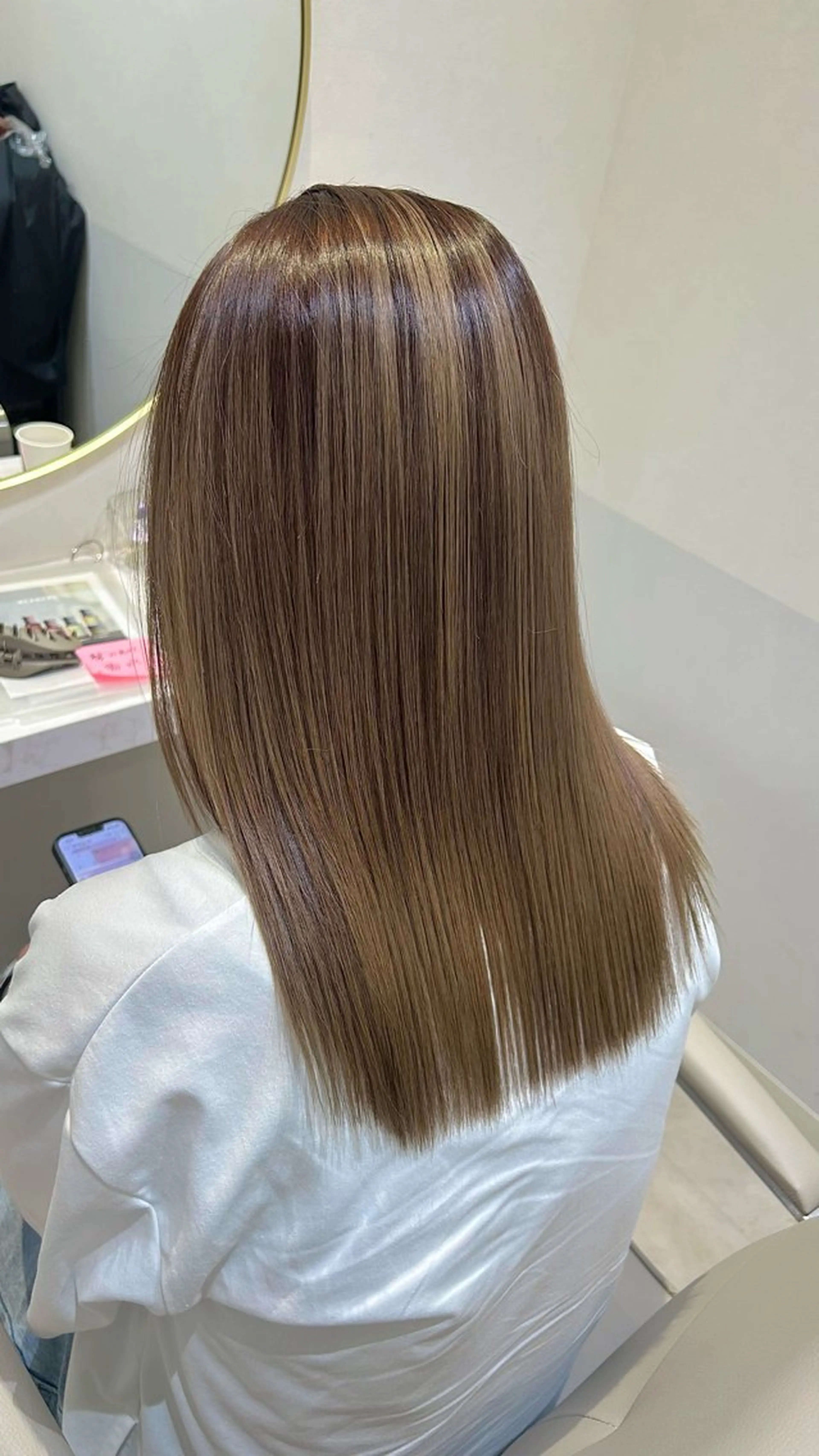 ロング カラー ヘアカラー トリートメント Eleanor枚方店 店長　飛鳥　薫のヘアスタイル