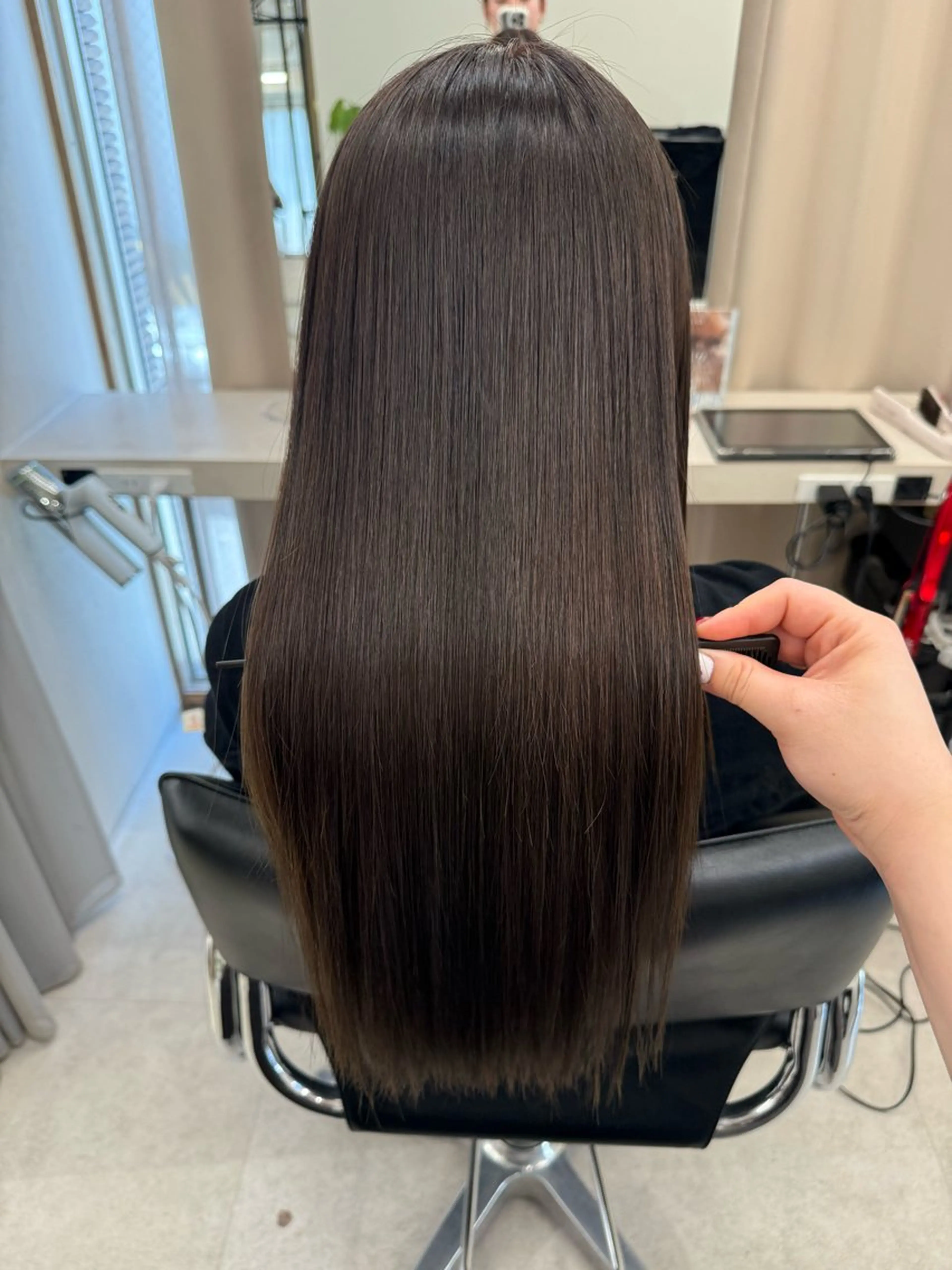 パーマ カット 縮毛矯正 トリートメント ヘッドスパ haru 髪質改善サロンのヘアスタイル