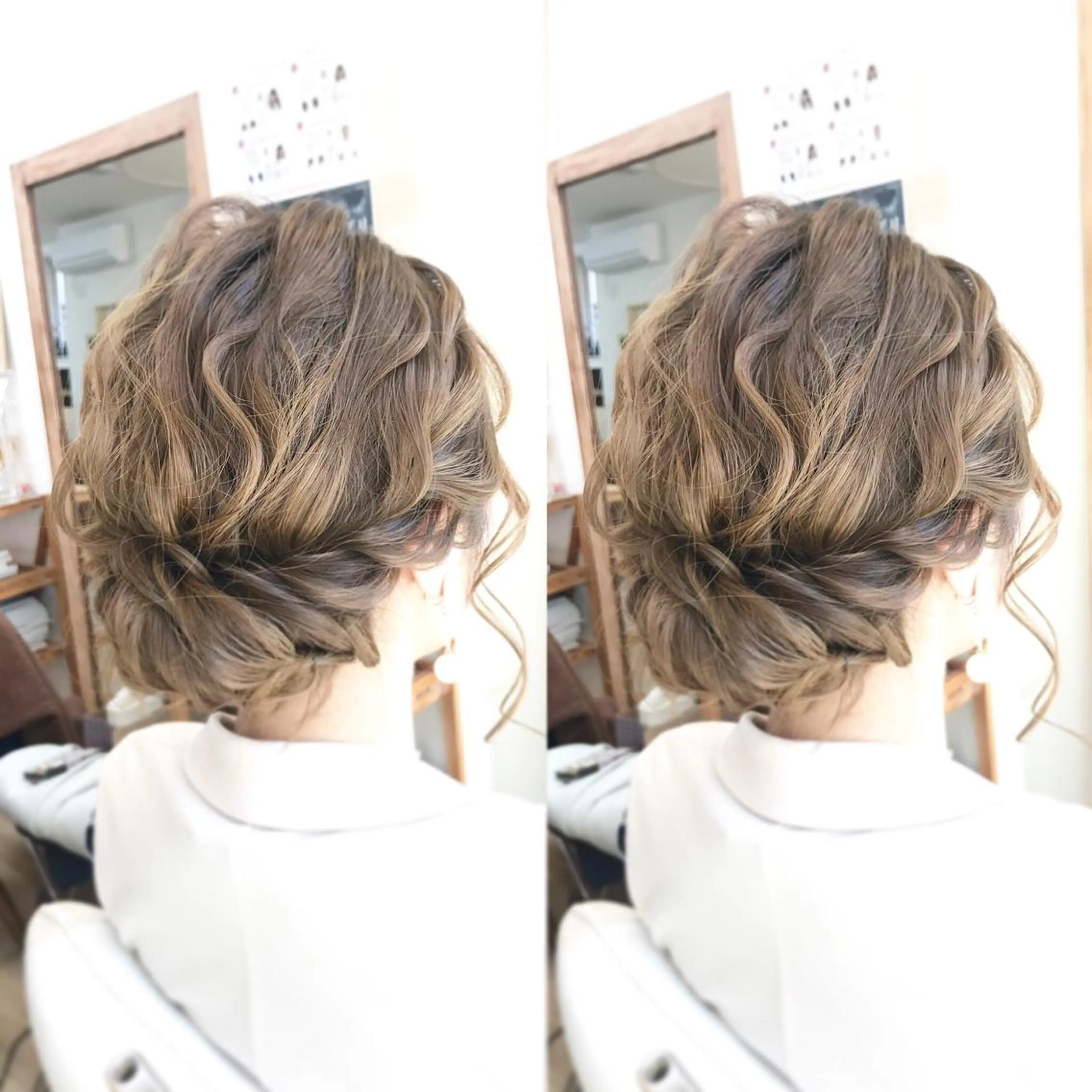 セミロング ヘアアレンジ ヘアセット ヘアメ/着付け 清水玲歌のヘアスタイル