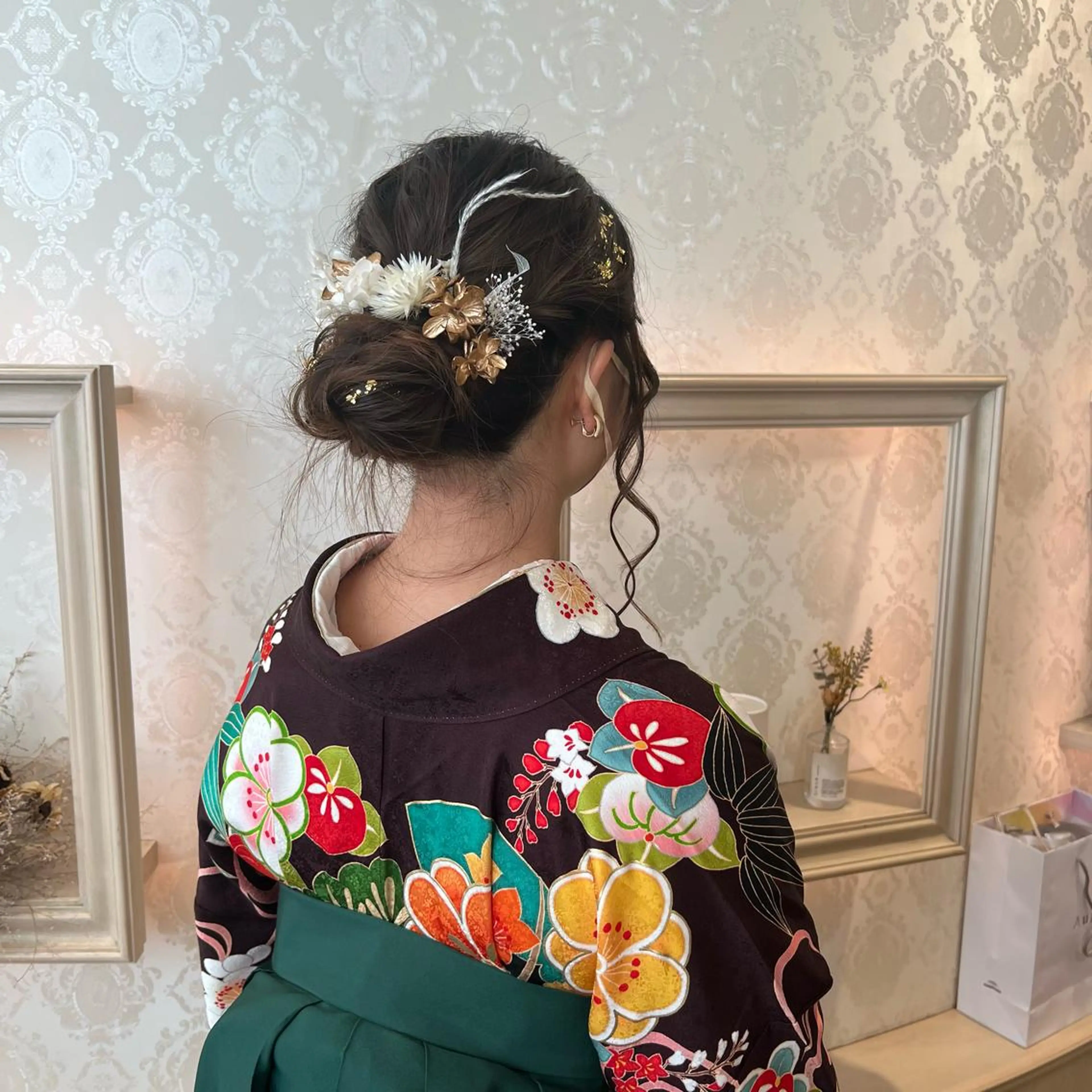 ヘアアレンジ 卒業式のヘアスタイル SALOWIN川崎WEST店所属・🌷川崎/アレンジ/ 暖色ボブ/コトネ🌷のヘアスタイル