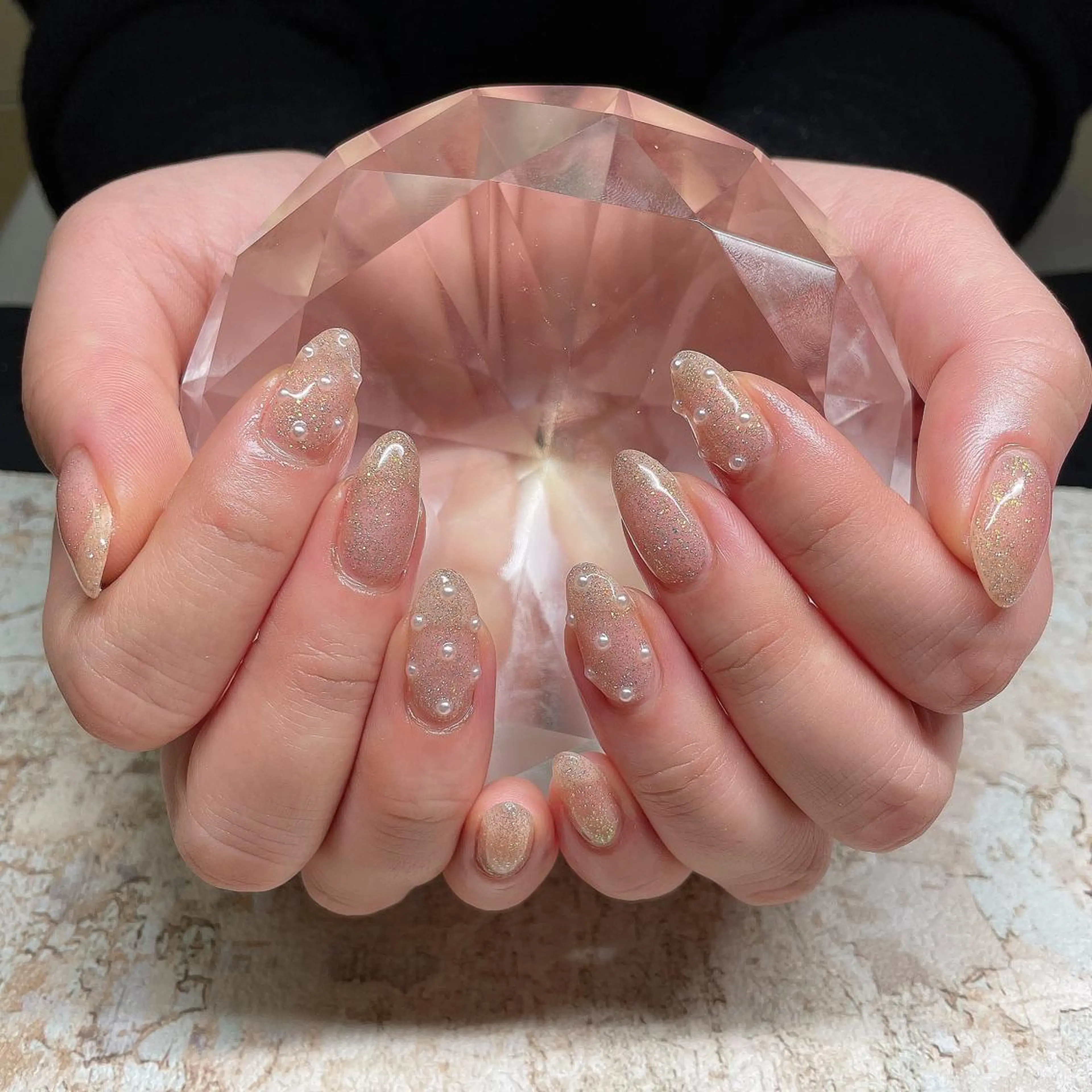 ネイル アートネイル フレンチネイル ジェルネイル グラデーション 韓国ネイル Nail room Bimano所属・Bimano seica♡+°のネイルデザイン