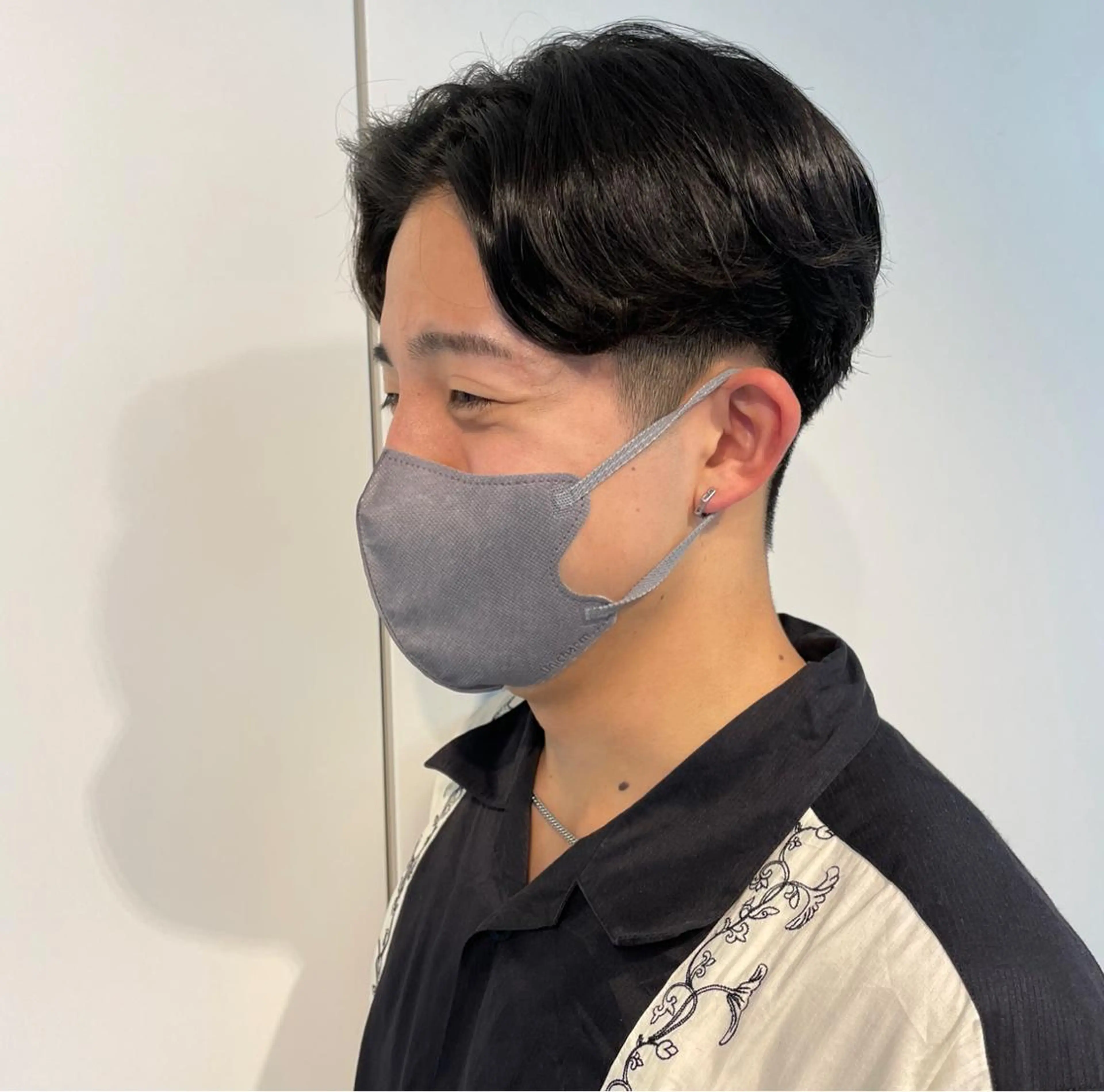 パーマ メンズ センターパート メンズパーマ ニュアンスパーマ 🍮中山詩乃🍮顔 まわりデザイン◎のヘアスタイル