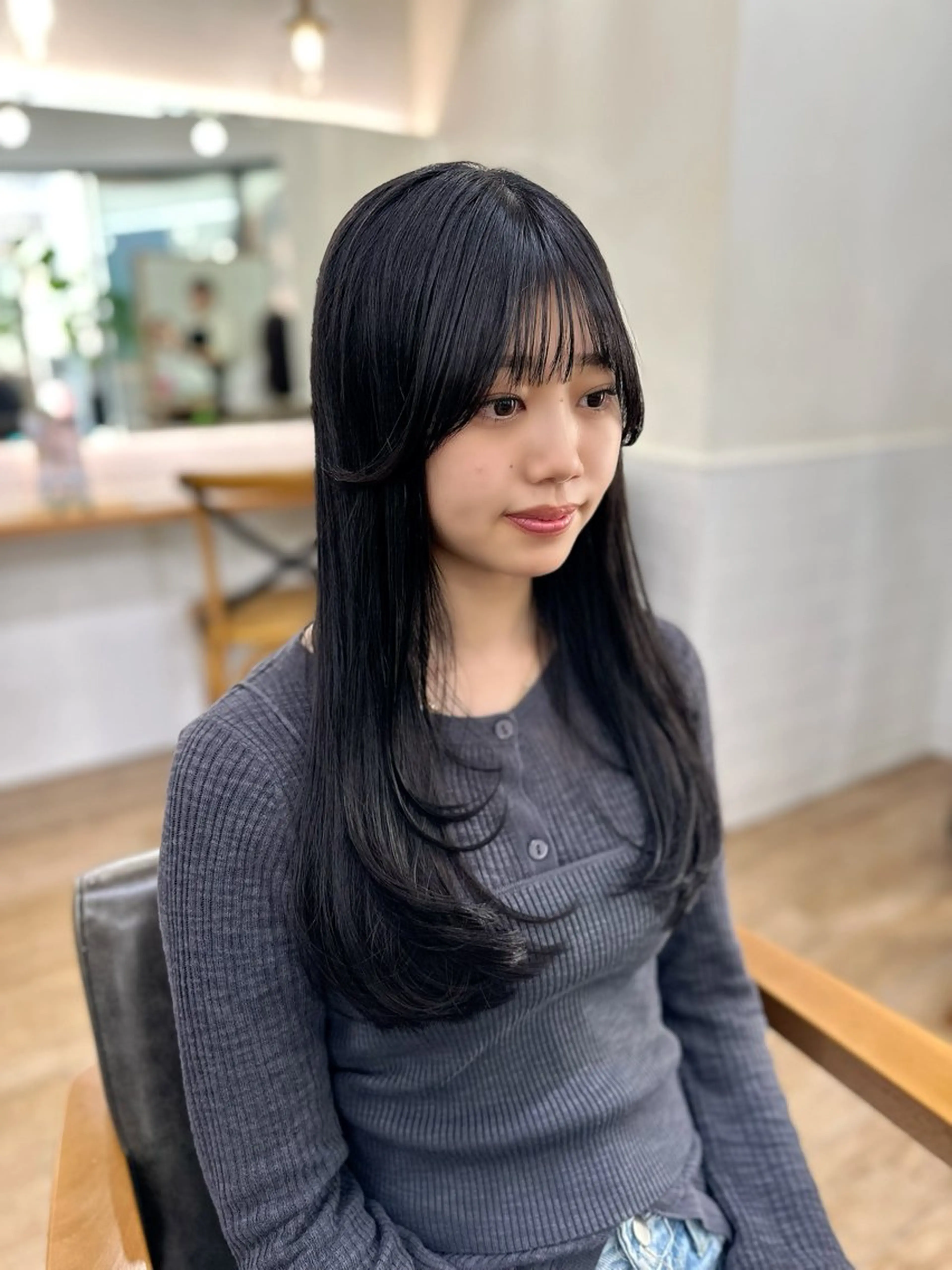 ロング カラー パーマ ヘアアレンジ メンズ キッズ 似合わせレイヤー 🌿JUNのヘアスタイル