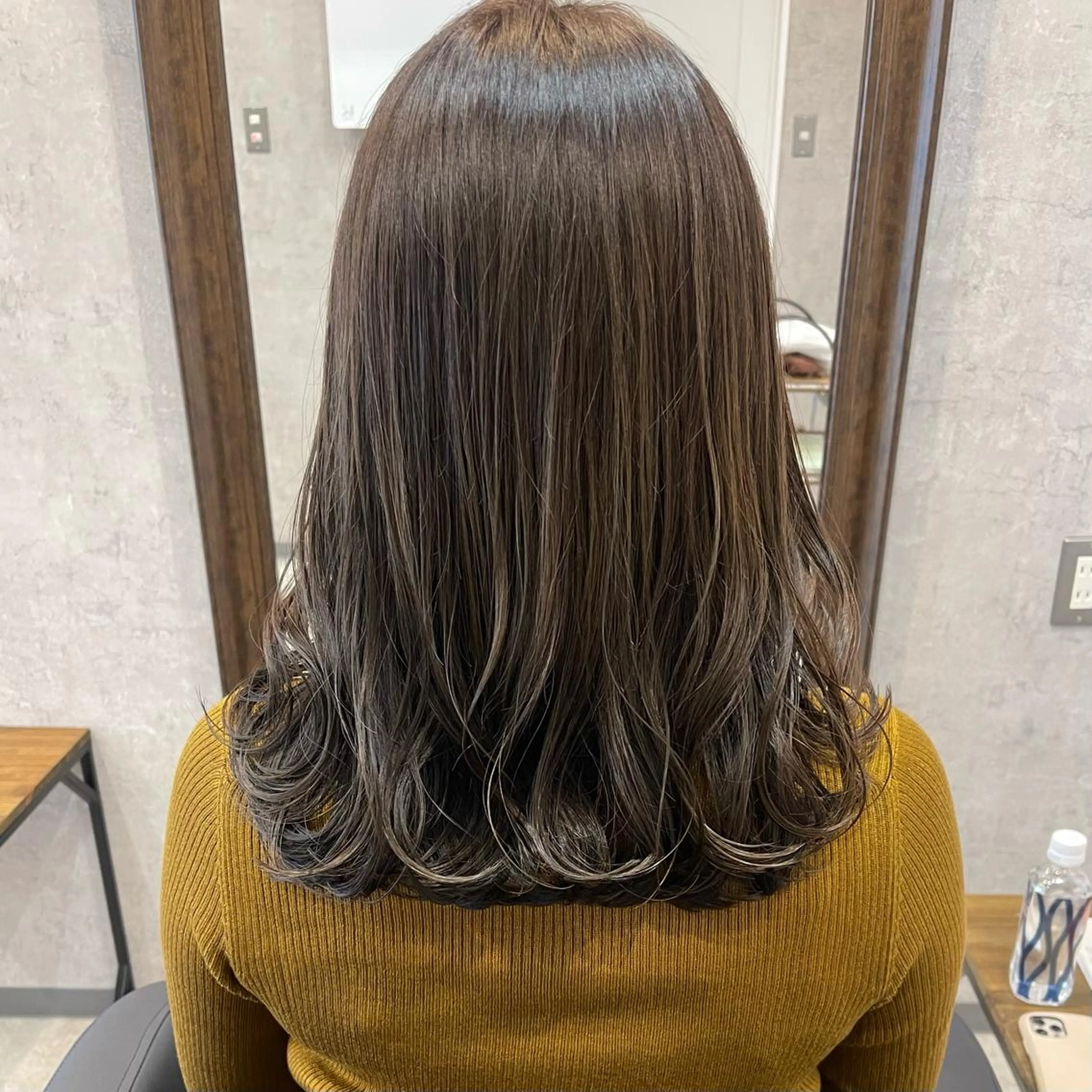 ミディアム カラー ヘアアレンジ カット ヘアカラー トリートメント merci.所属・🌻まさの あいり🌻のヘアスタイル