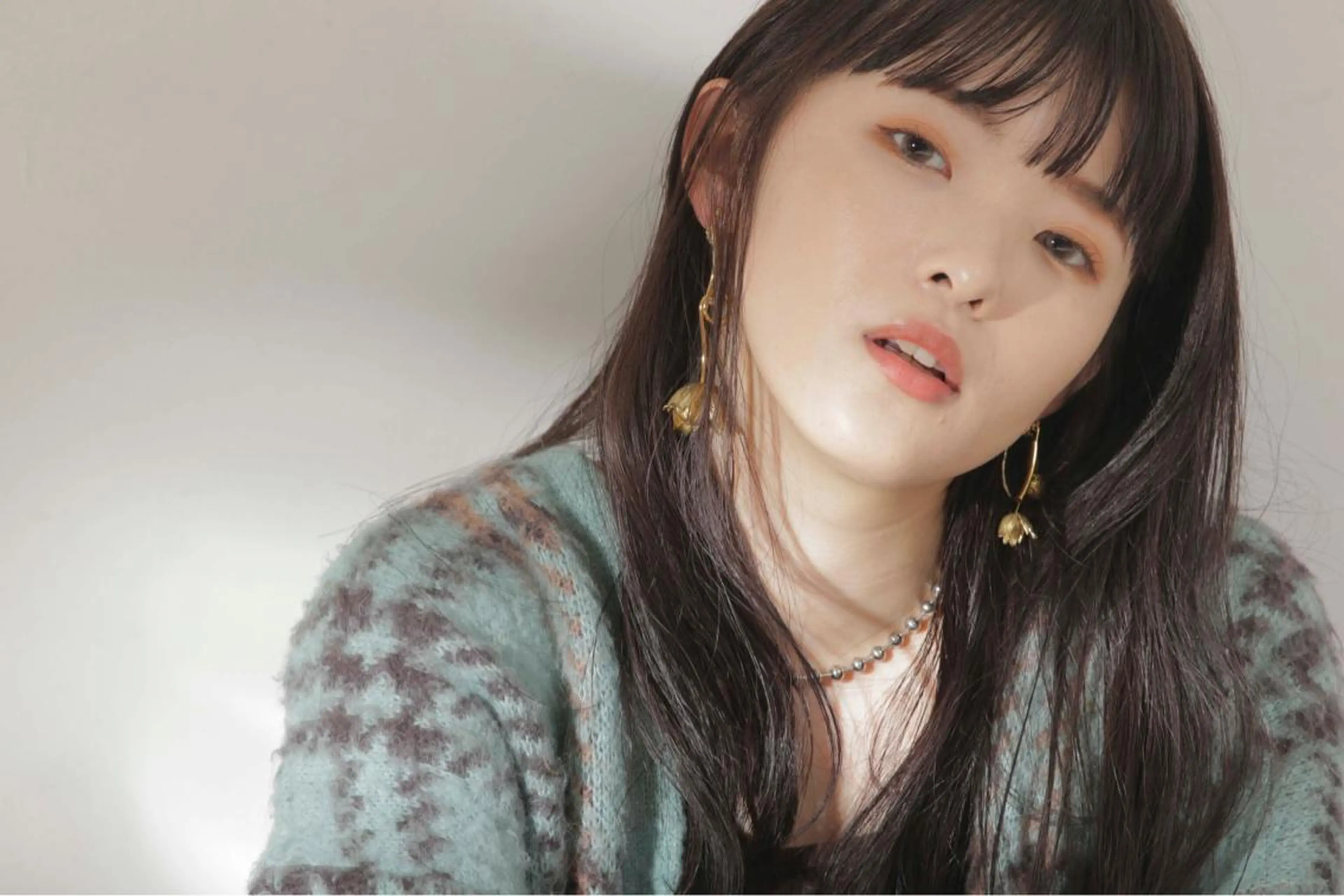 セミロング 🤍しもかわ かほ🤍のヘアスタイル