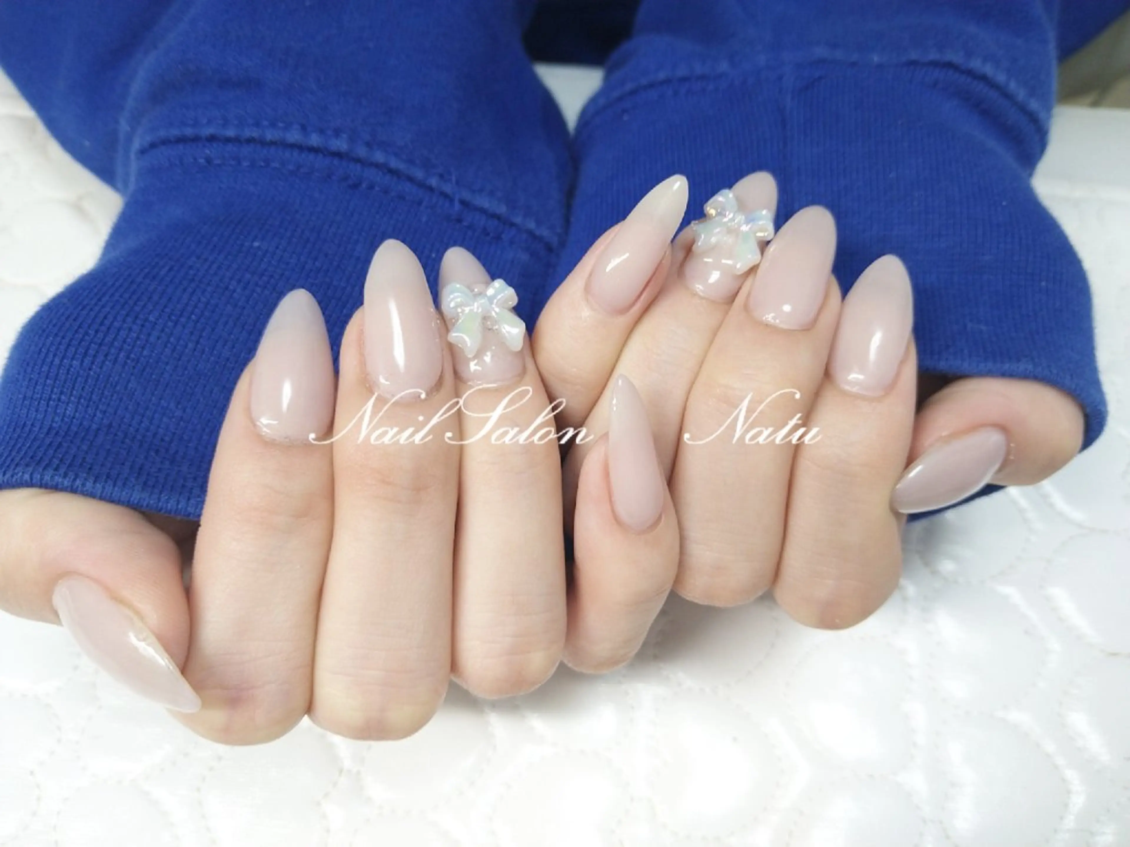 ネイル 長さ出し nailsalon　 Natuのネイルデザイン