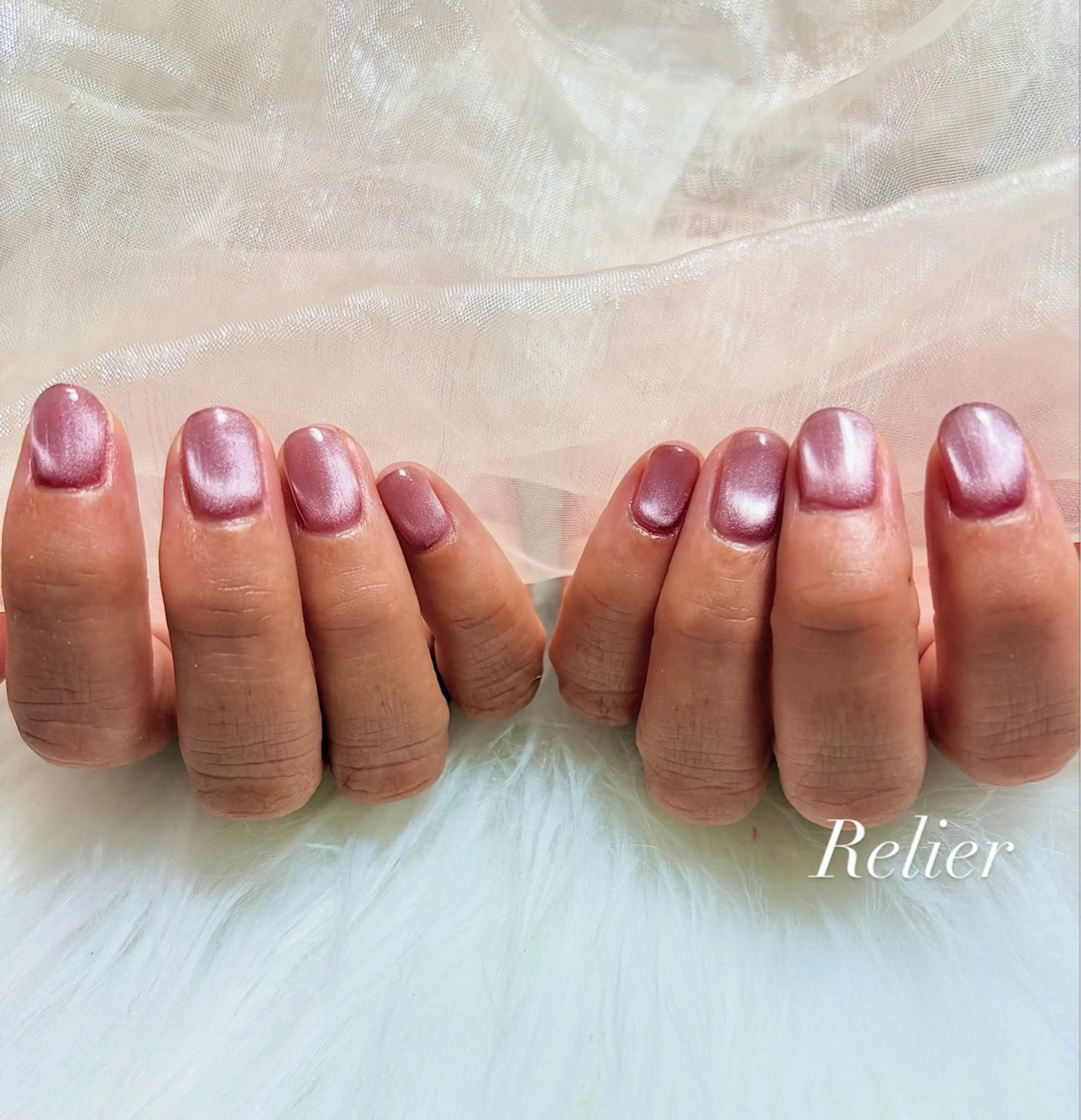 ネイル マグネットネイル ハンドネイル Relier Airiのネイルデザイン