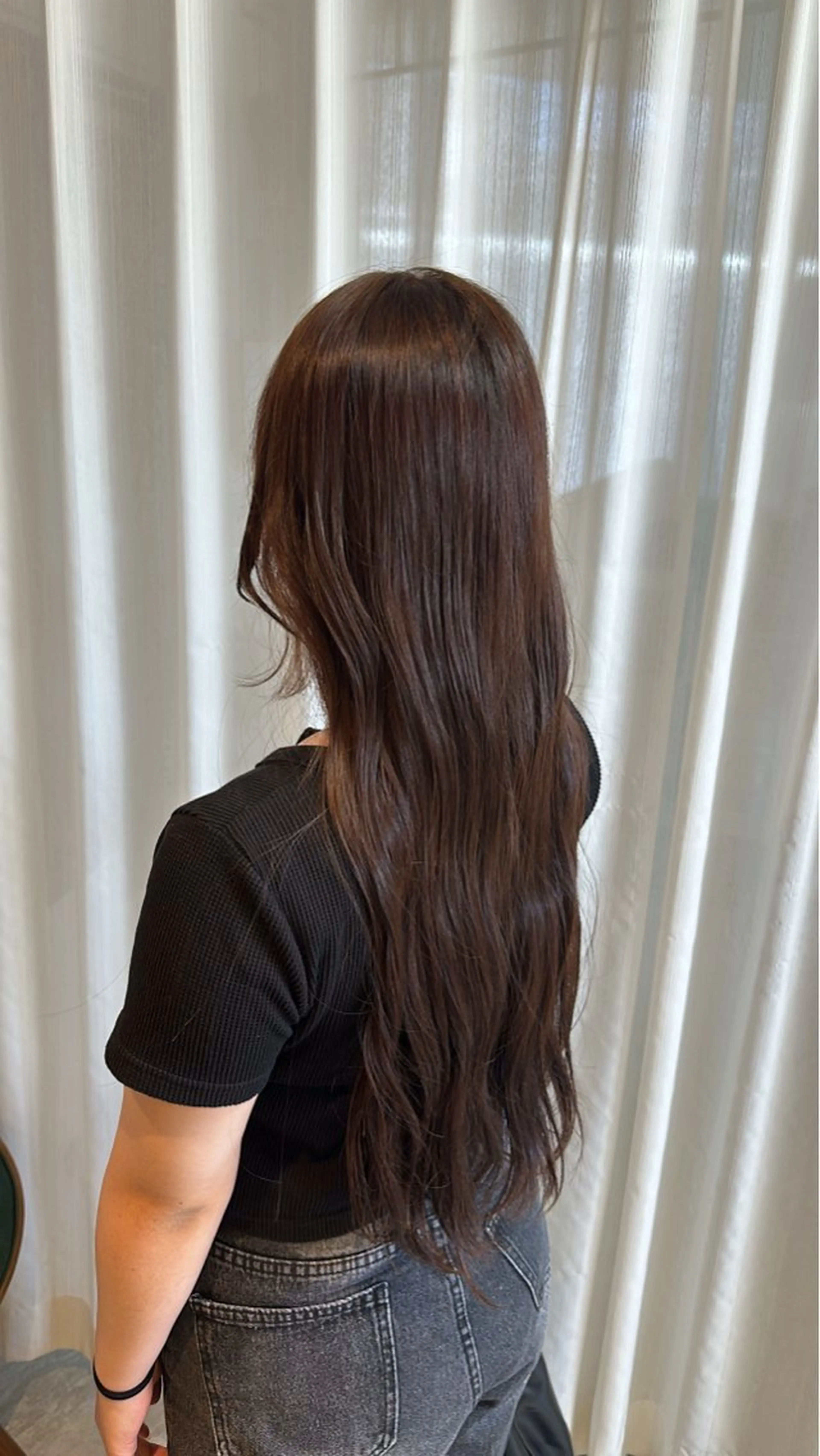 ロング カラー 透明感カラー イルミナカラー 三吉 純のヘアスタイル