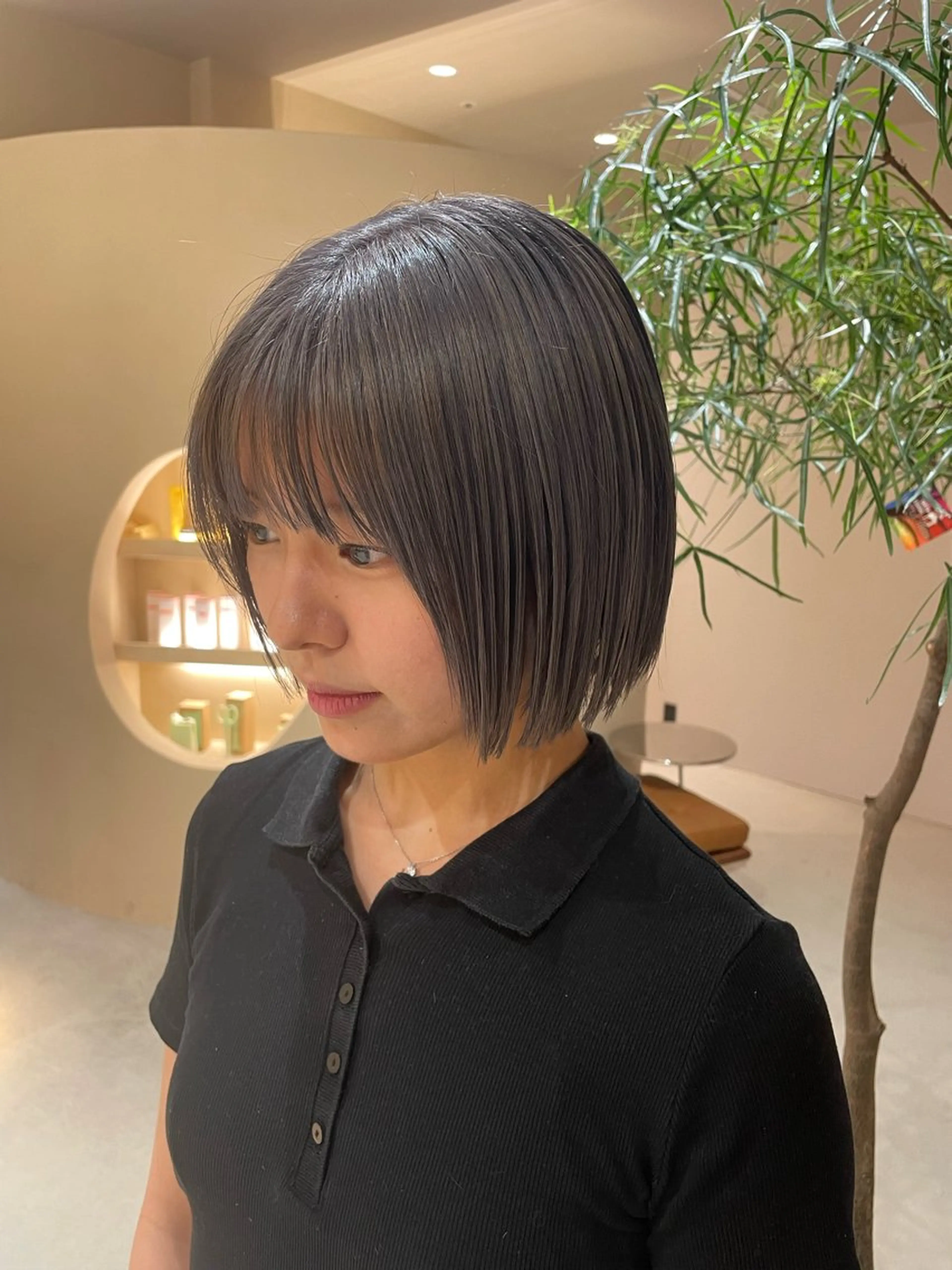ショート カラー パーマ ヘアアレンジ メンズ キッズ ネイル マツエク・マツパ アイブロウ 成人式 切りっぱなしボブ ショートボブ 子どものヘアアレンジ メンズブリーチ ゆうか/ カットモデル募集のヘアスタイル