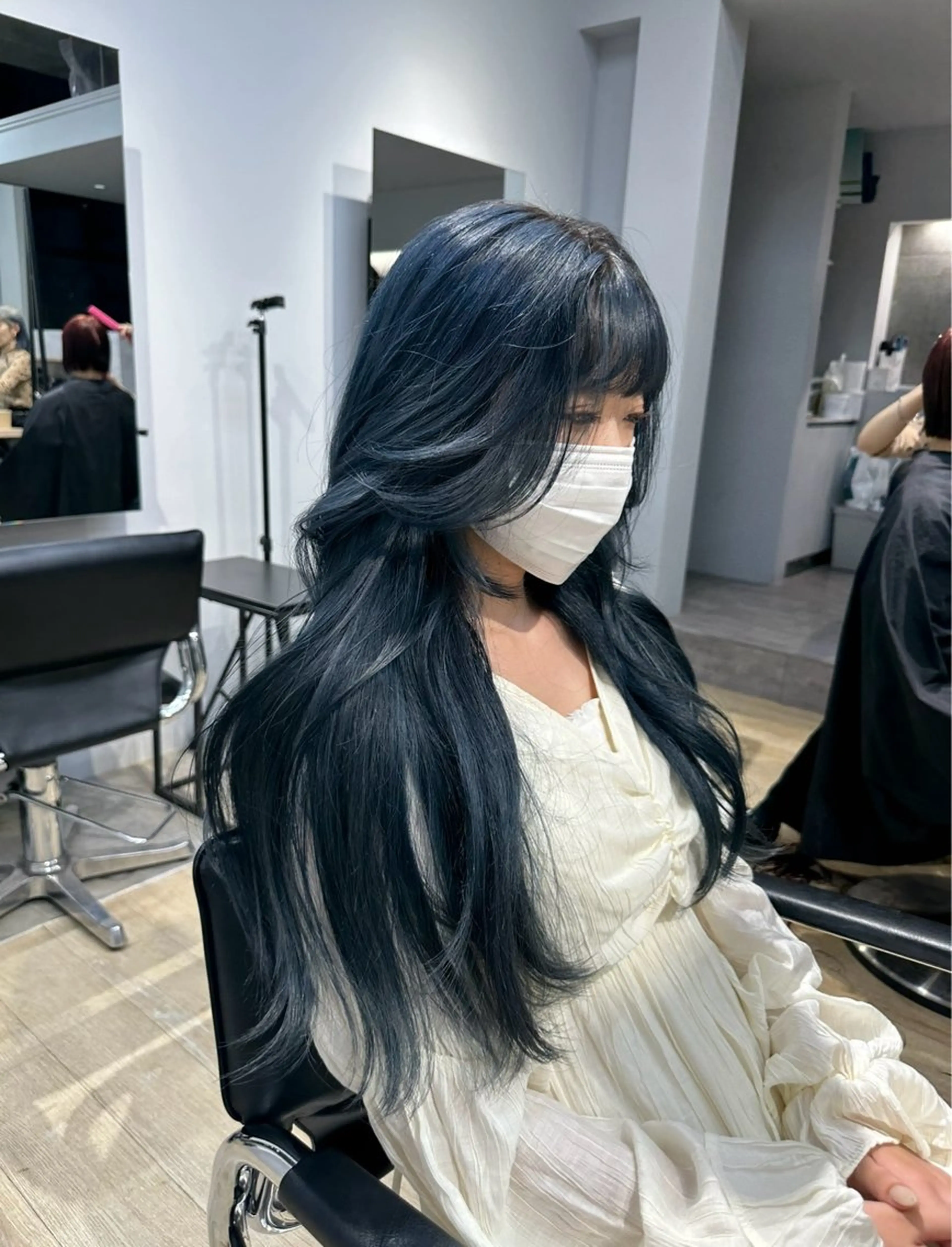 ロング カラー 🐈‍⬛🌙中野 紗知🌙🐈‍⬛のヘアスタイル