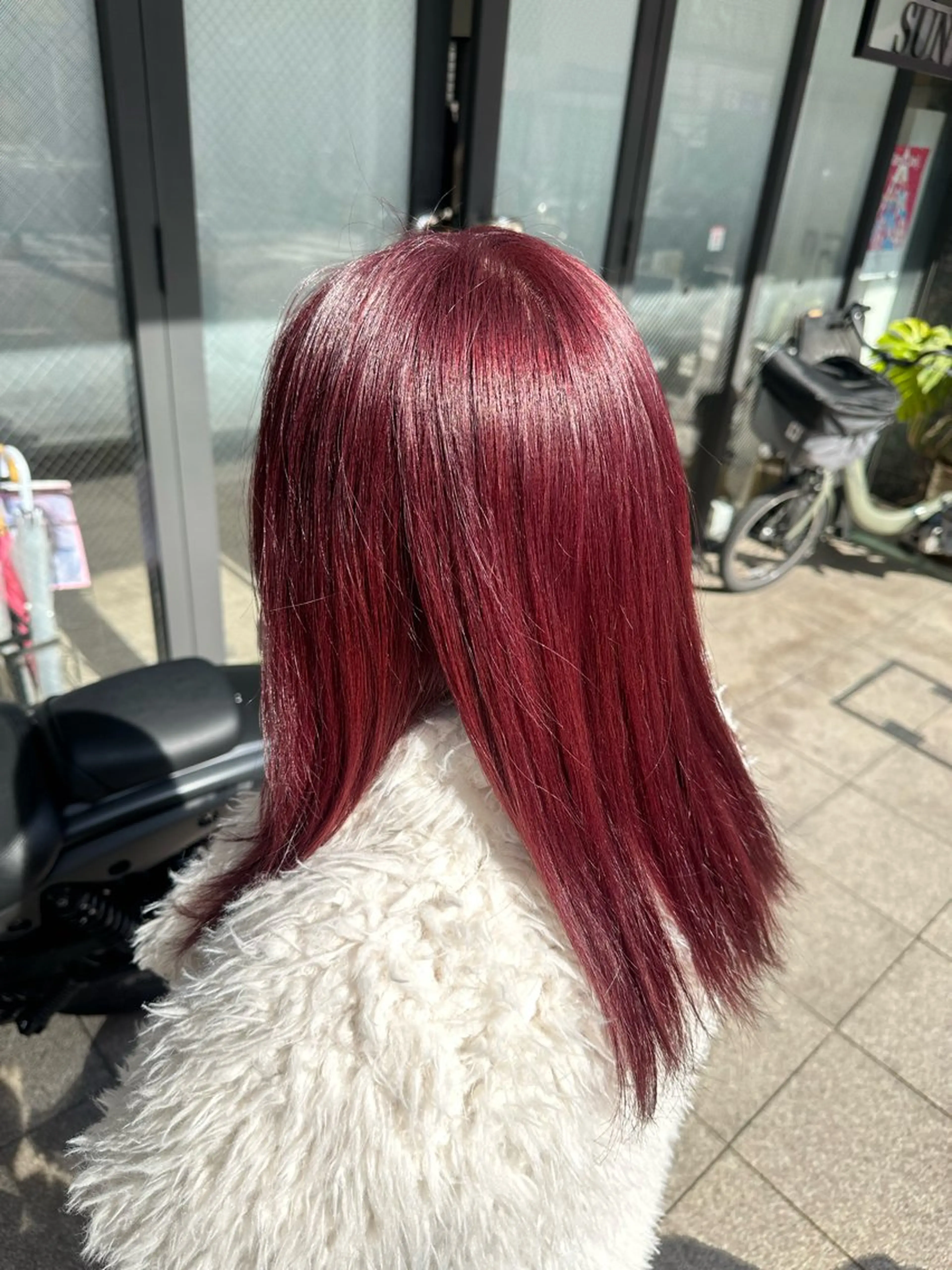 ミディアム おのだ あやなのヘアスタイル