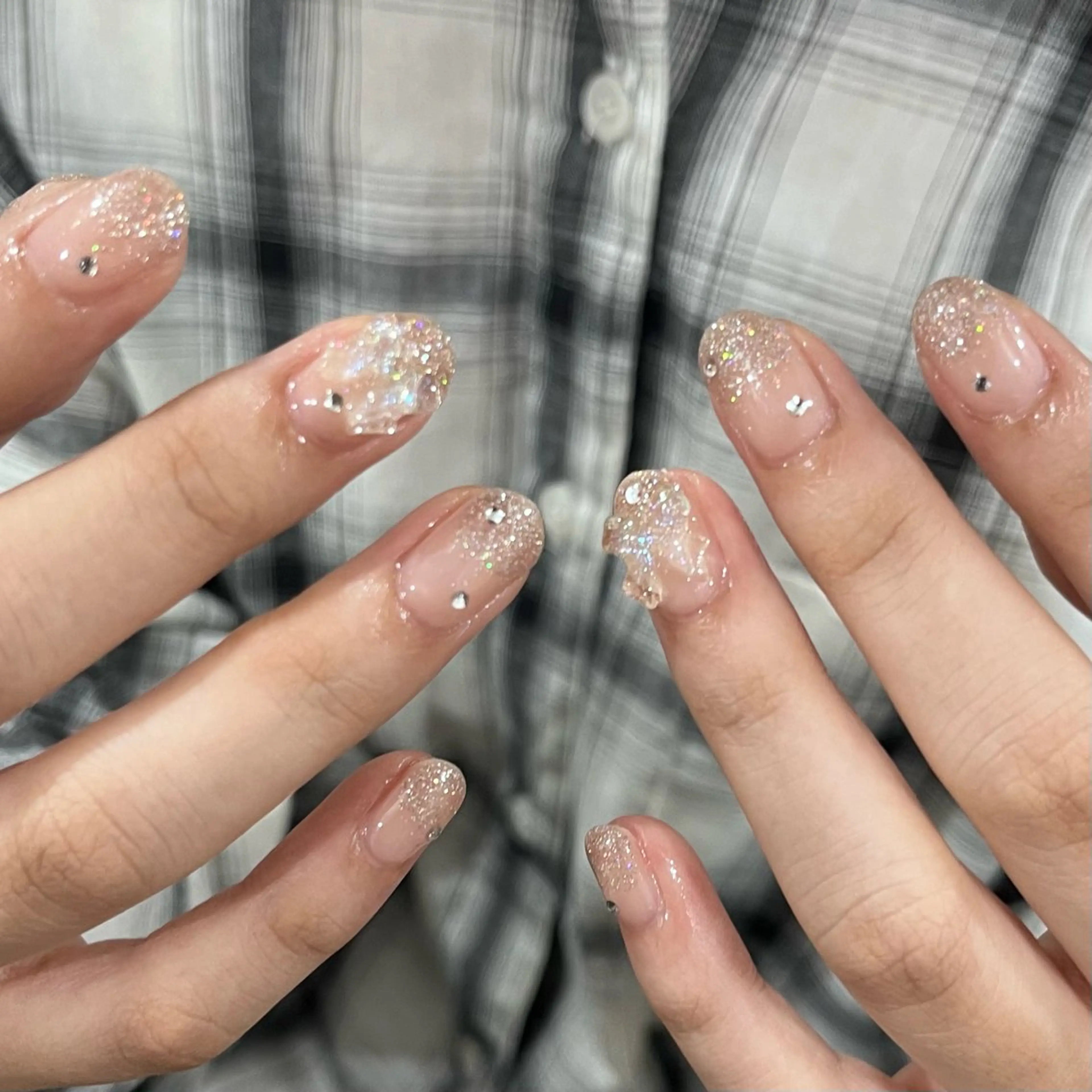 ネイル 韓国ネイル ワンホンネイル ハンドネイル ハンドケア Chang _Nailのネイルデザイン