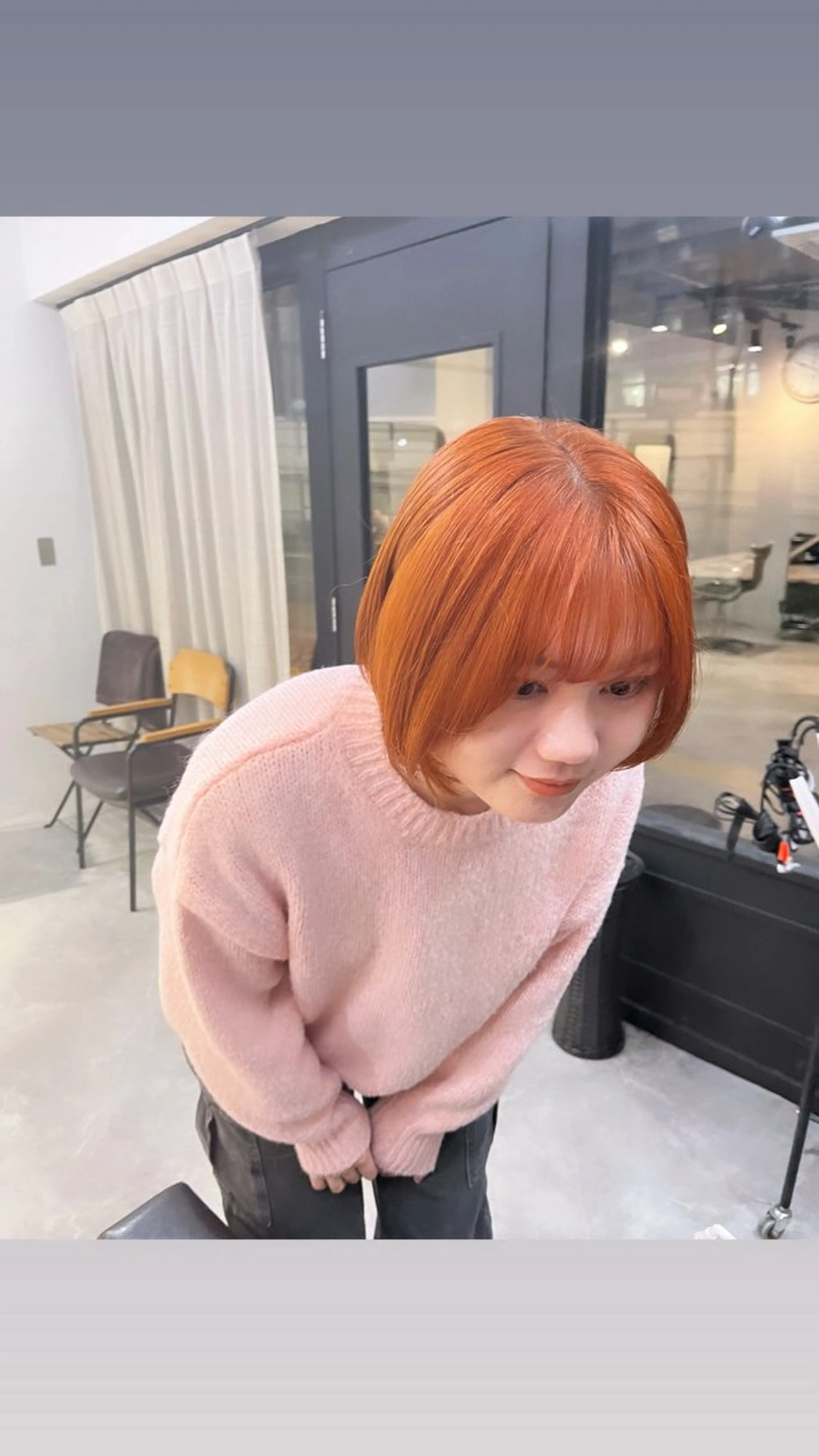 ミディアム ツヤ髪縮毛矯正 🩶manamiのヘアスタイル