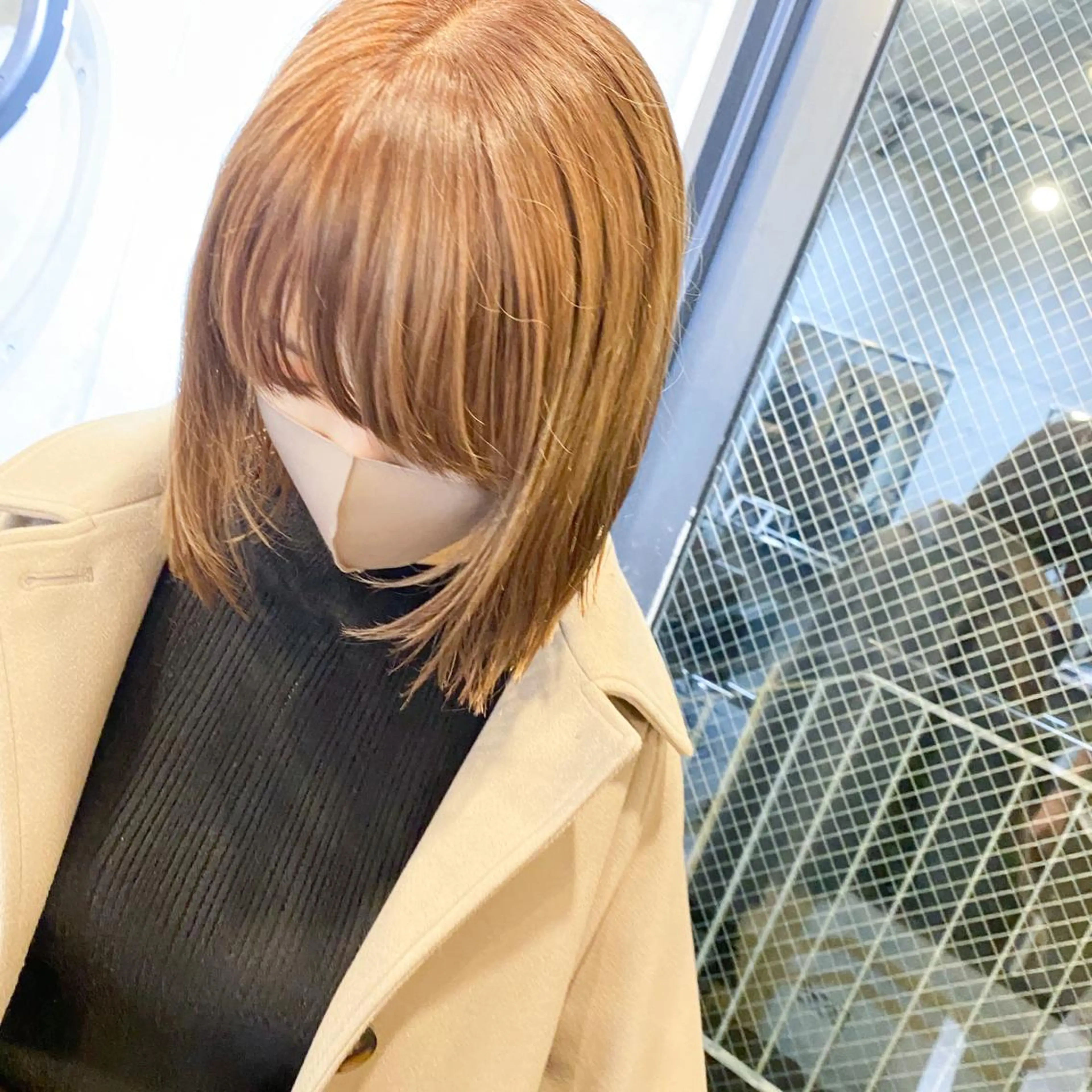 ショート カラー 艶髪ブリーチ 永井竜也のヘアスタイル