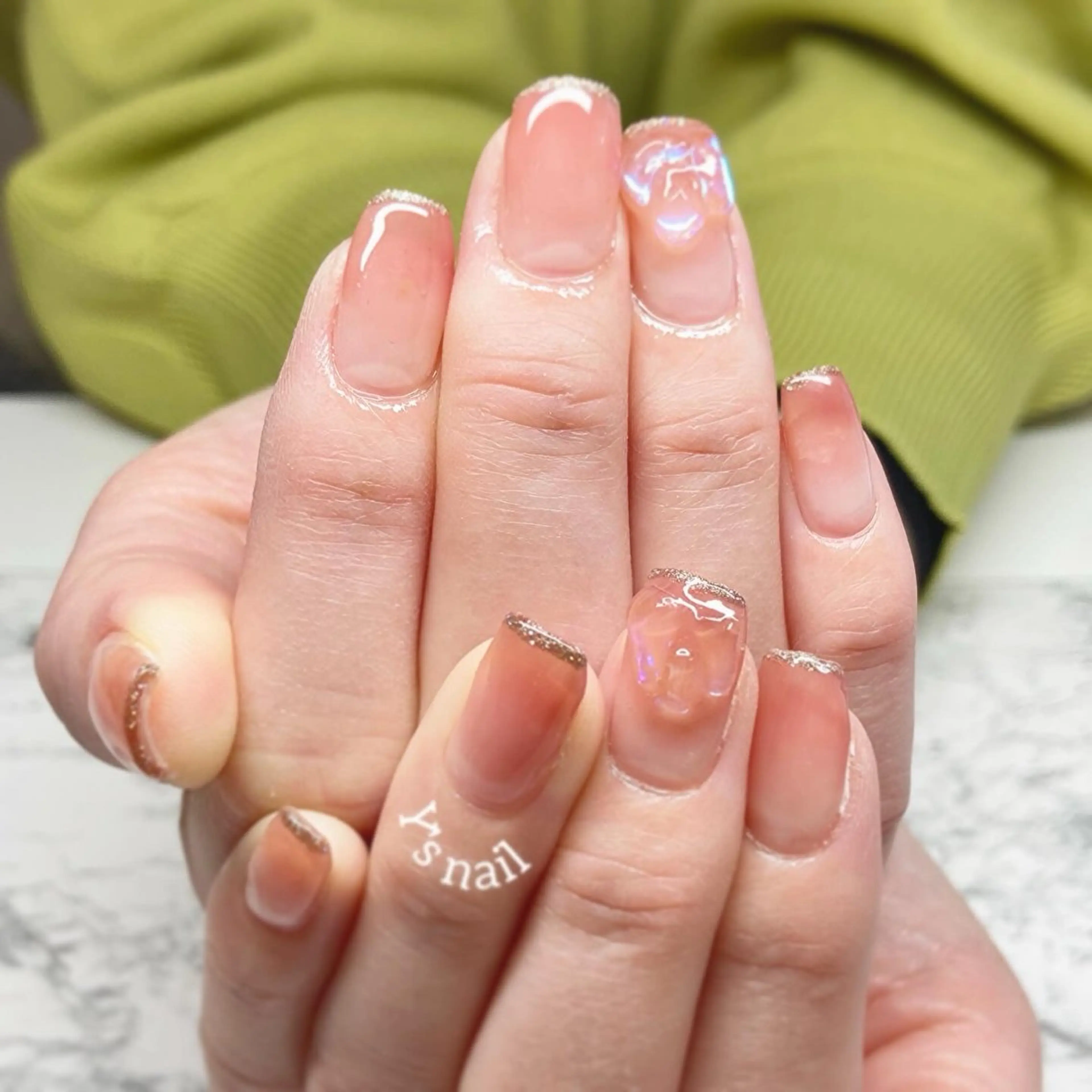 ネイル 韓国ネイル ハンドネイル 手書きが得意🖌️ Y’s  nailのネイルデザイン