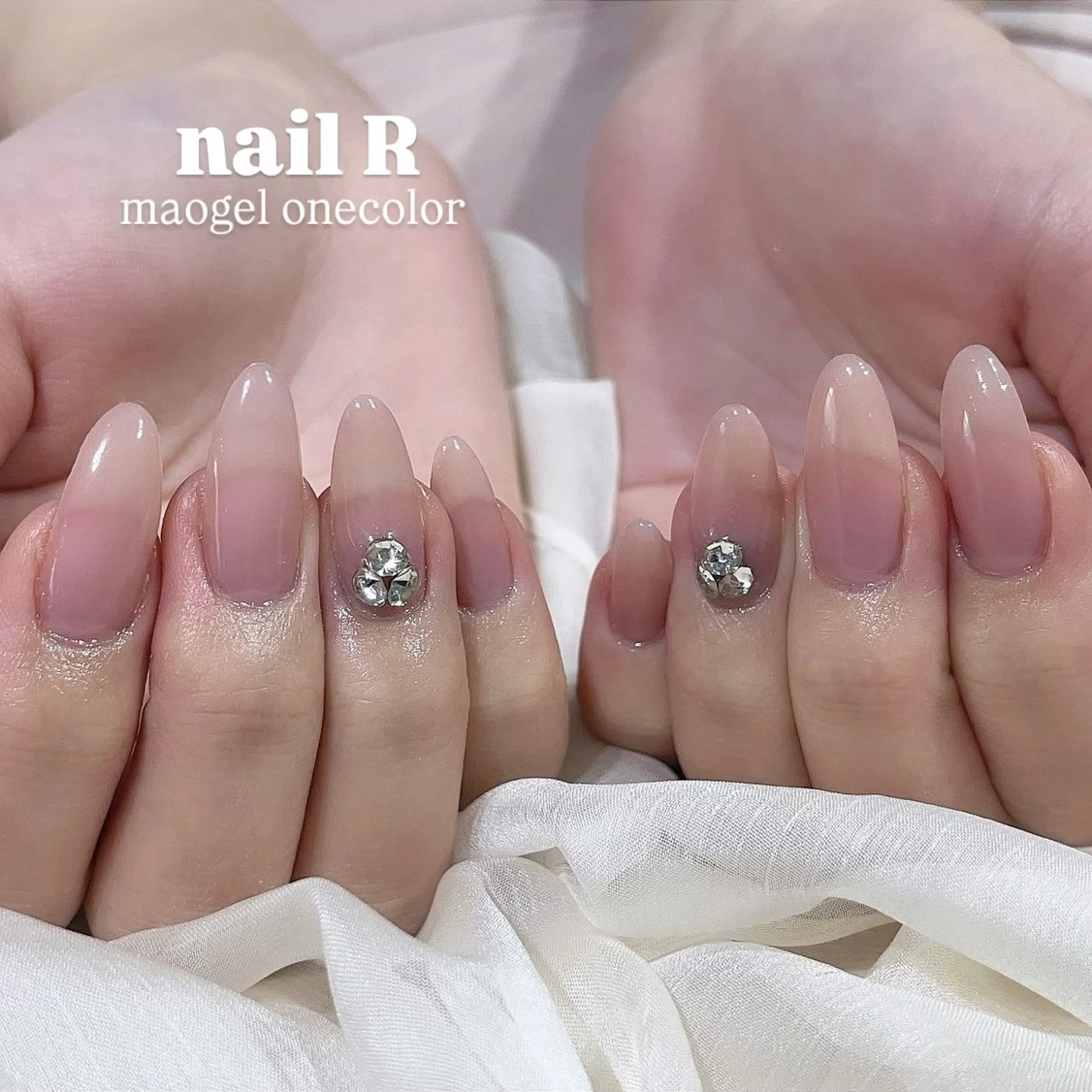 ネイル ジェルネイル ワンカラーネイル ハンドネイル NAILR rina 🎀ིྀ恵比寿のネイルデザイン