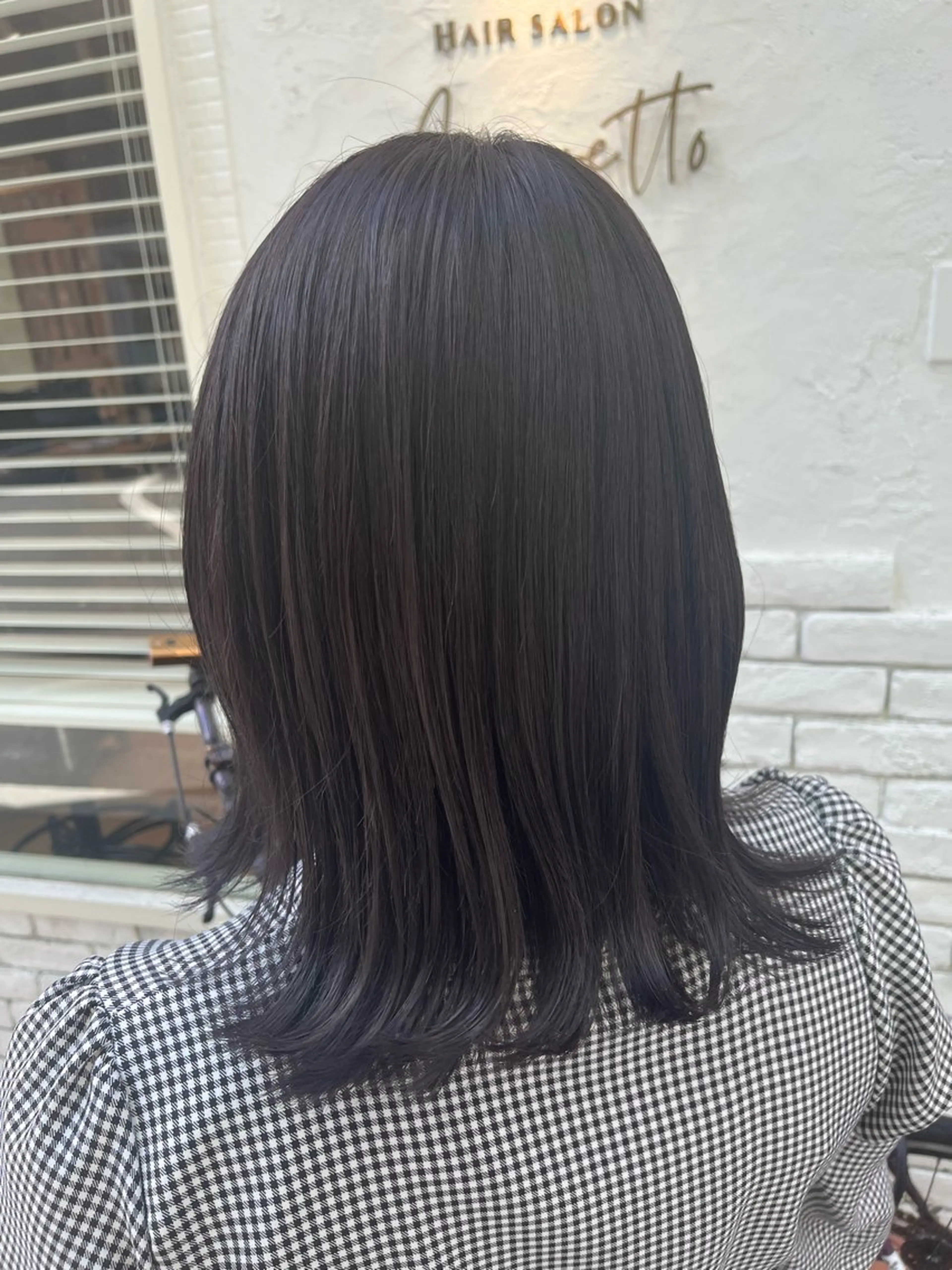 ミディアム カラー ダークグレー ダークグレージュ グレージュ カット ヘアカラー トリートメント 🌈透明感カラー🌈 🌟吉田祐介🌟のヘアスタイル