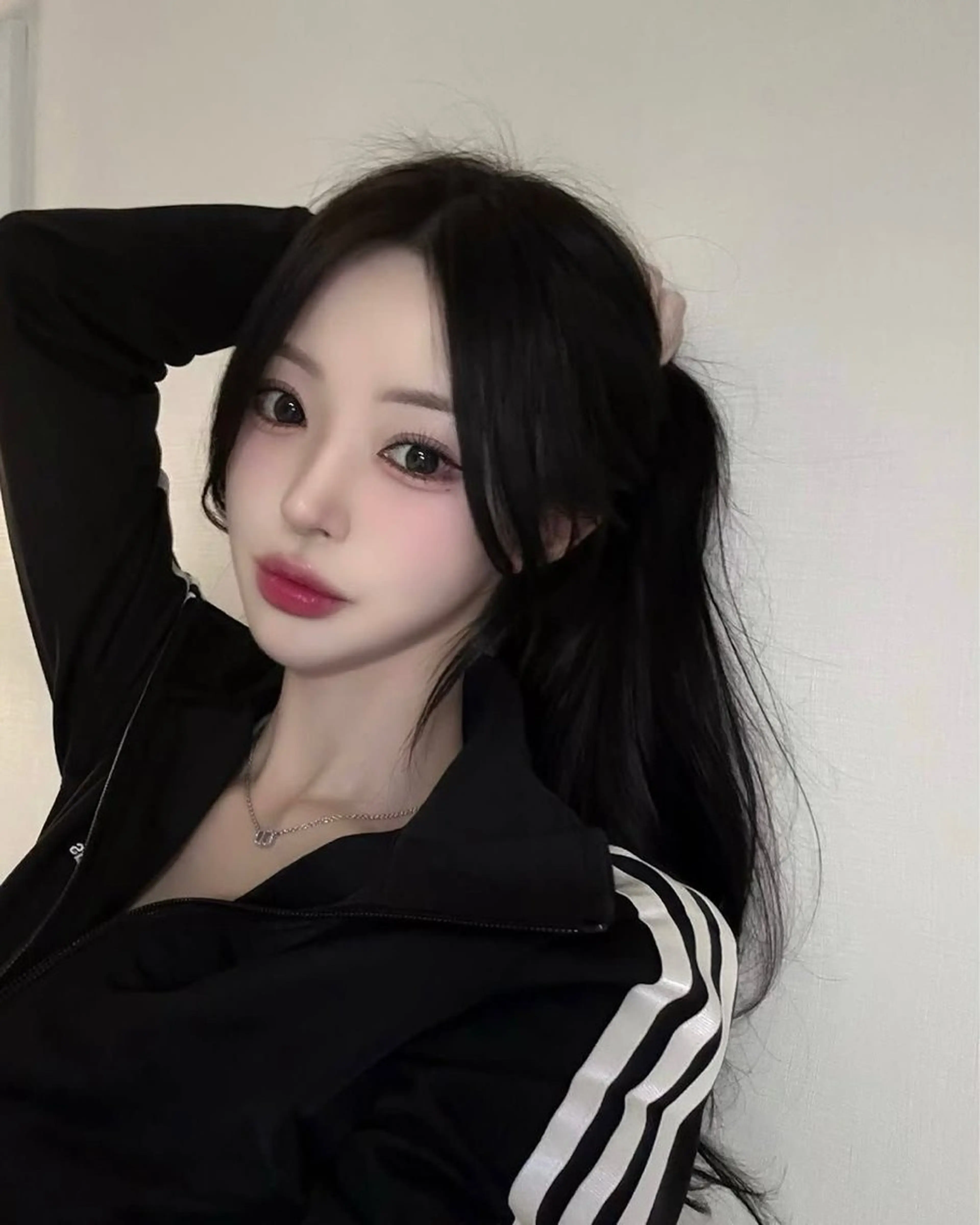 ロング カラー カット ヘアカラー 韓国風暗髪ヘア🤍 🫧MIREIのヘアスタイル
