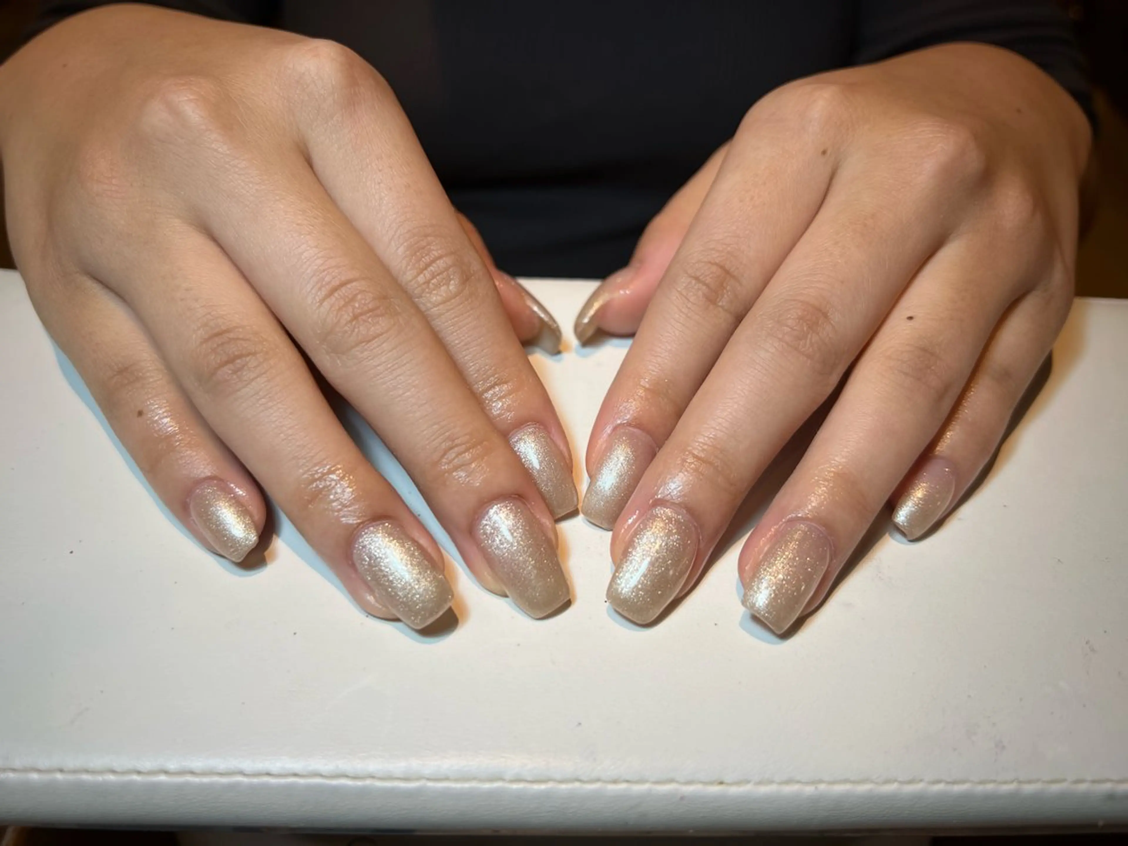 ネイル ゴールド ラメ(グリッター) ハンドネイル .Etel atelier.のネイルデザイン