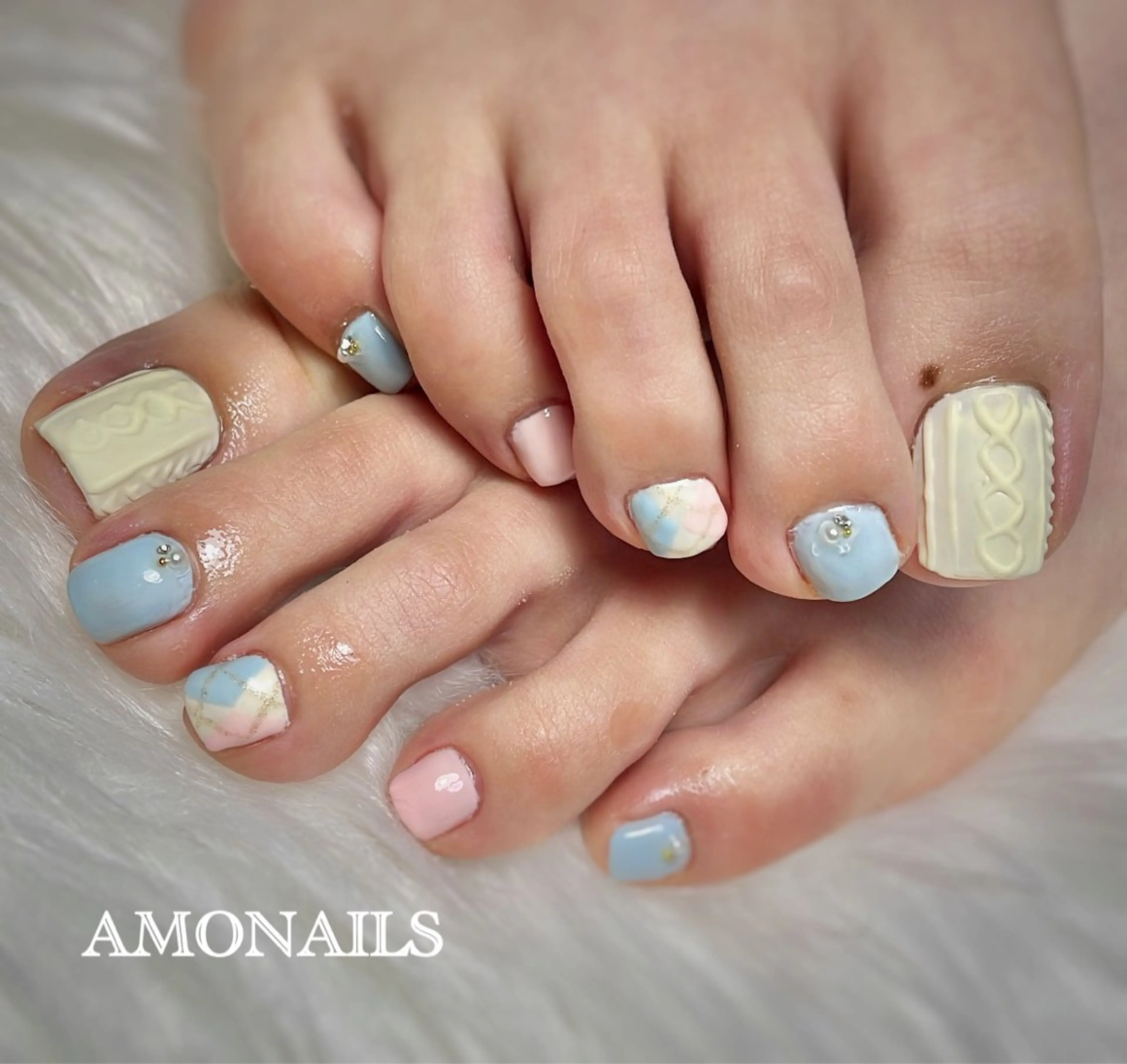 ネイル ハンドネイル フットネイル AMONAILS *.のネイルデザイン