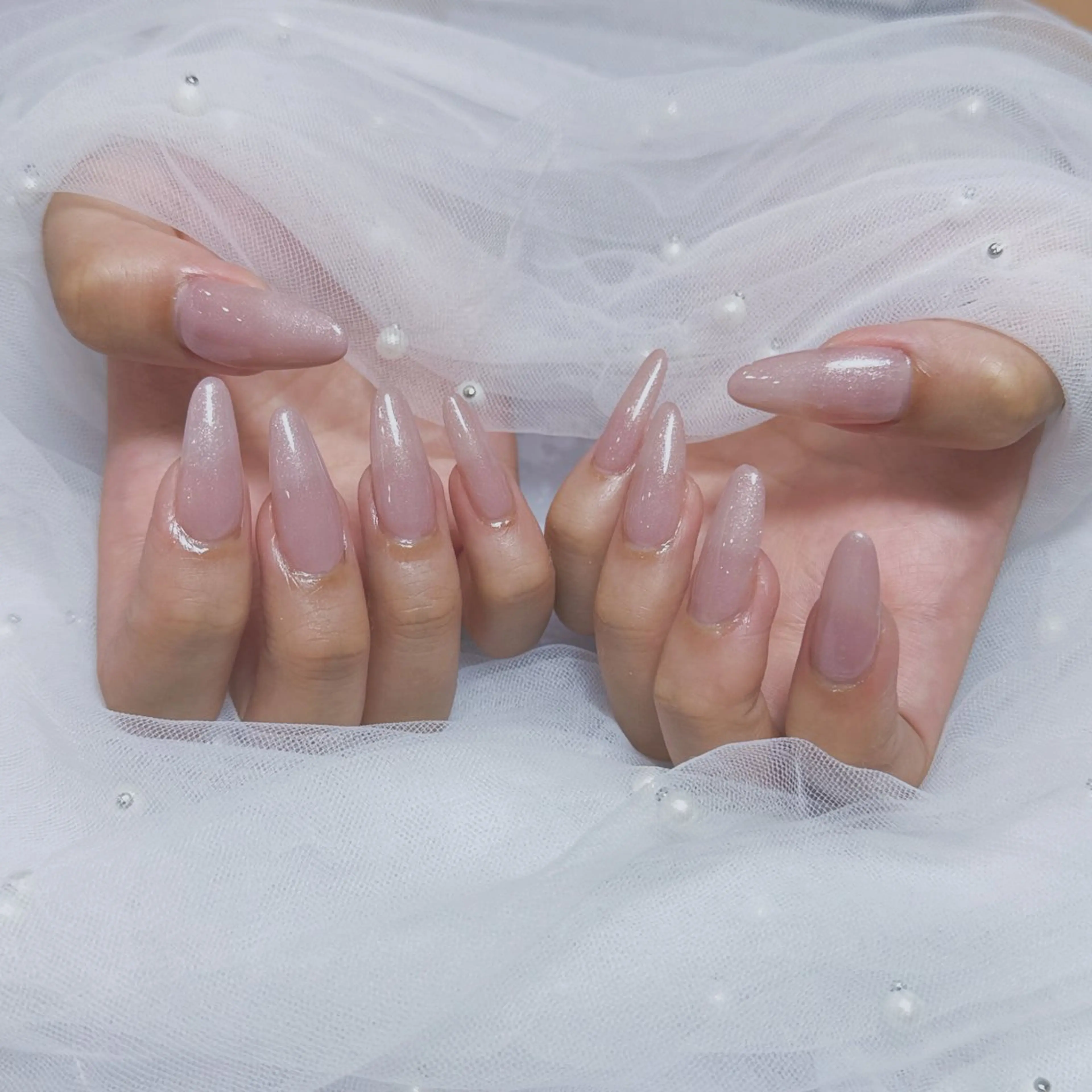 【HANDオフあり】ワンカラーorラメグラデーションの写真
