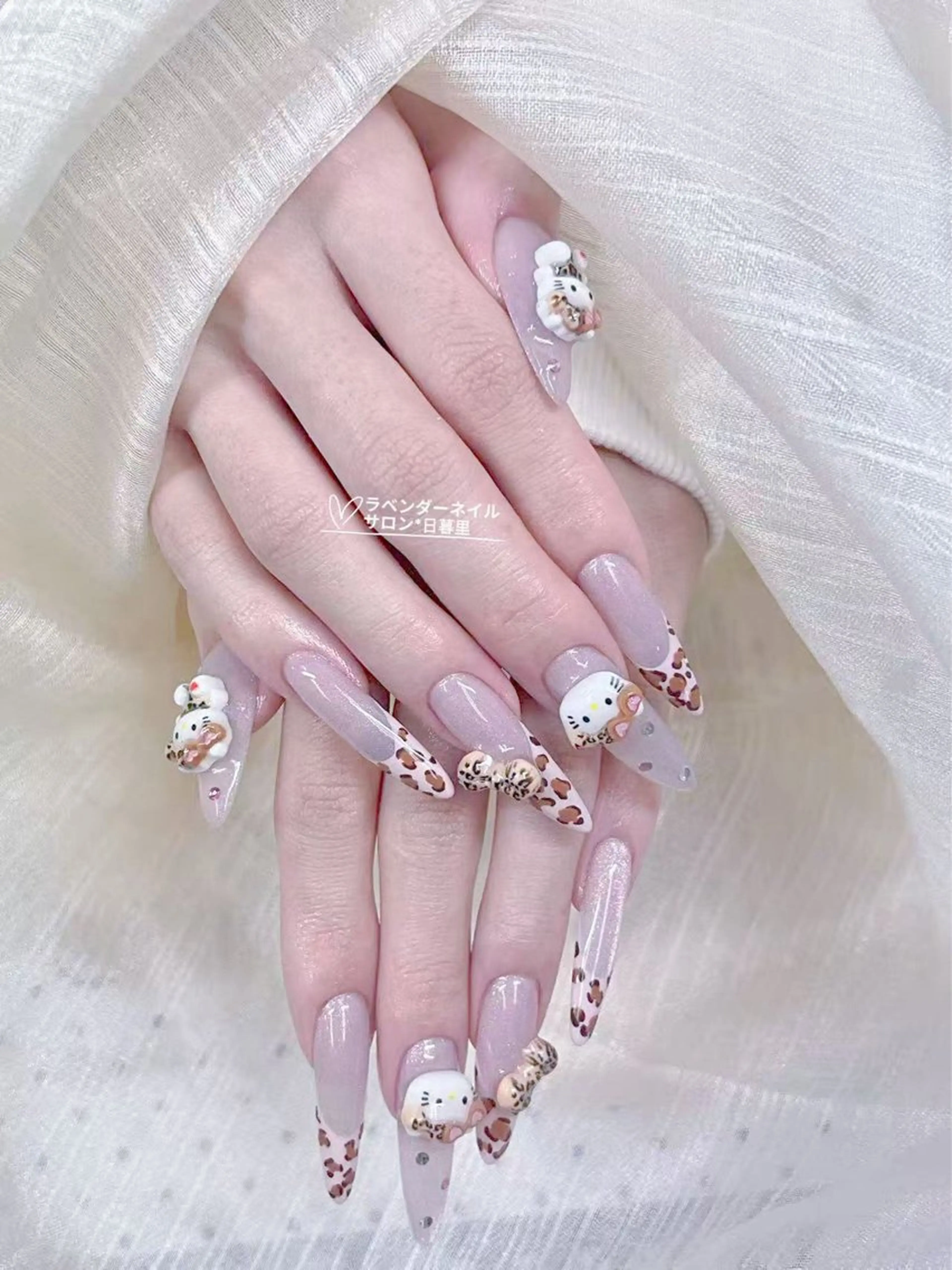 ネイル ラベンダー💖日暮里 ルル💖ネイルのネイルデザイン