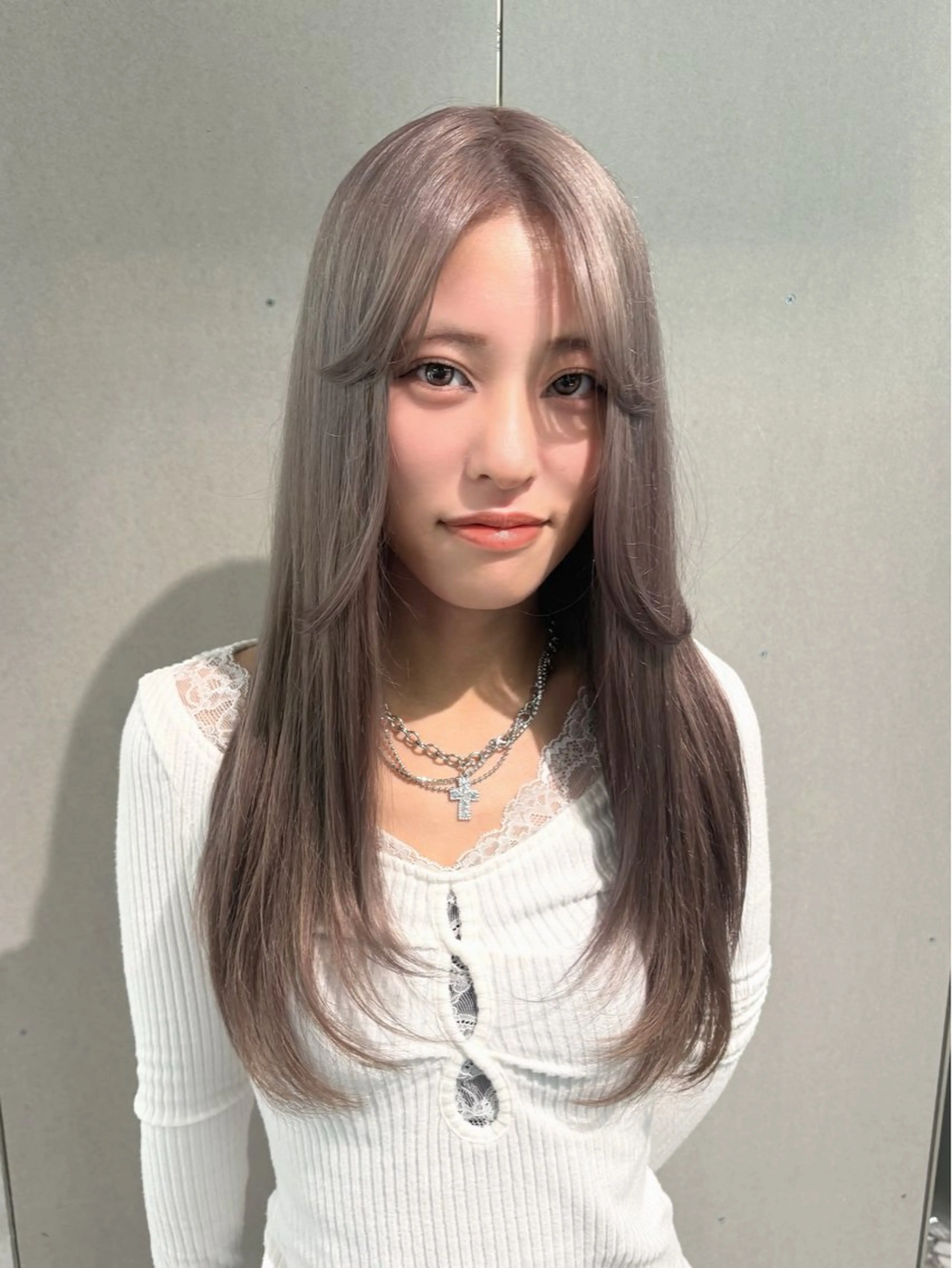 カラー ヘアカラー Harune/うる艶 ハイトーンのヘアスタイル