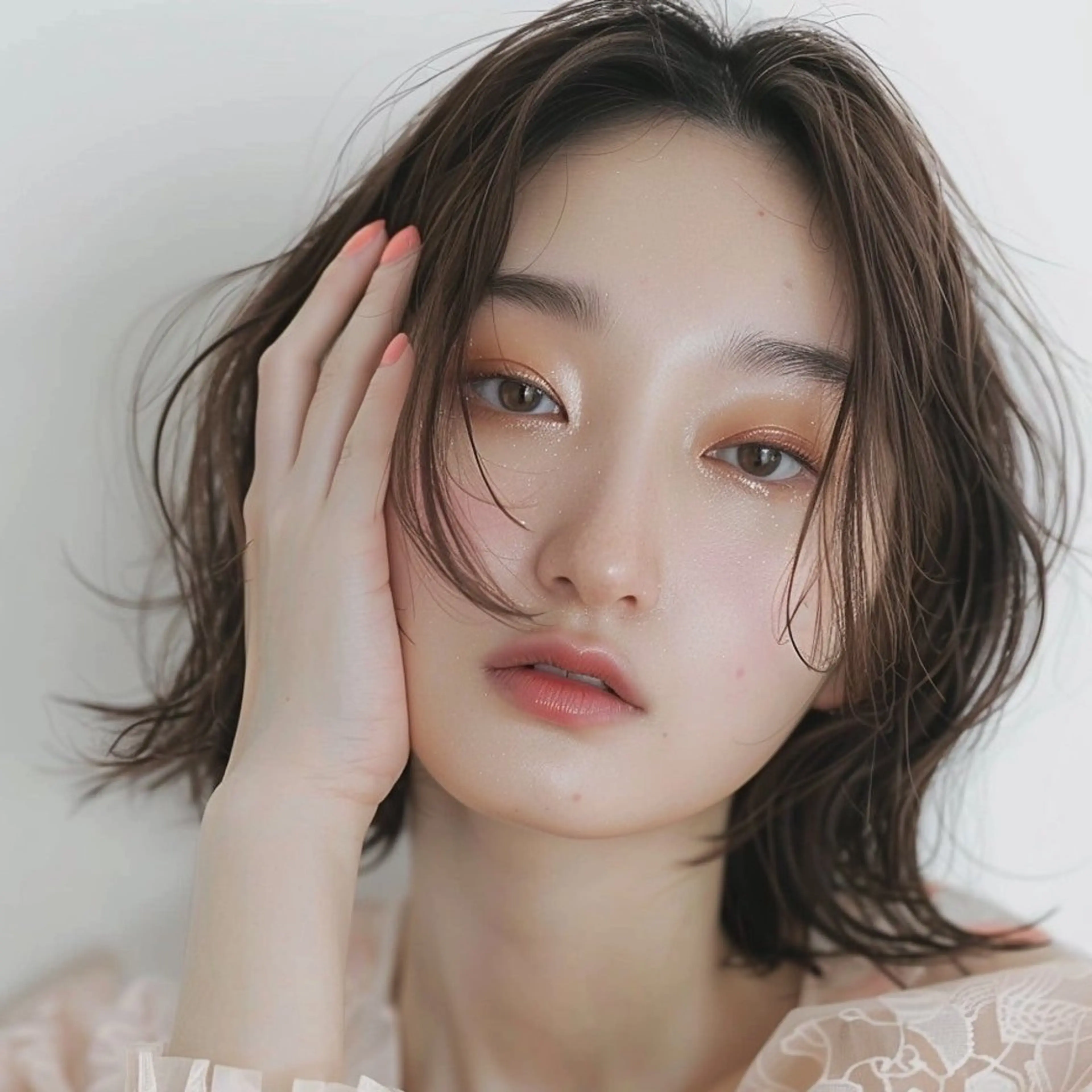 ショート カット ヘアカラー トリートメント しもかわ かほのヘアスタイル