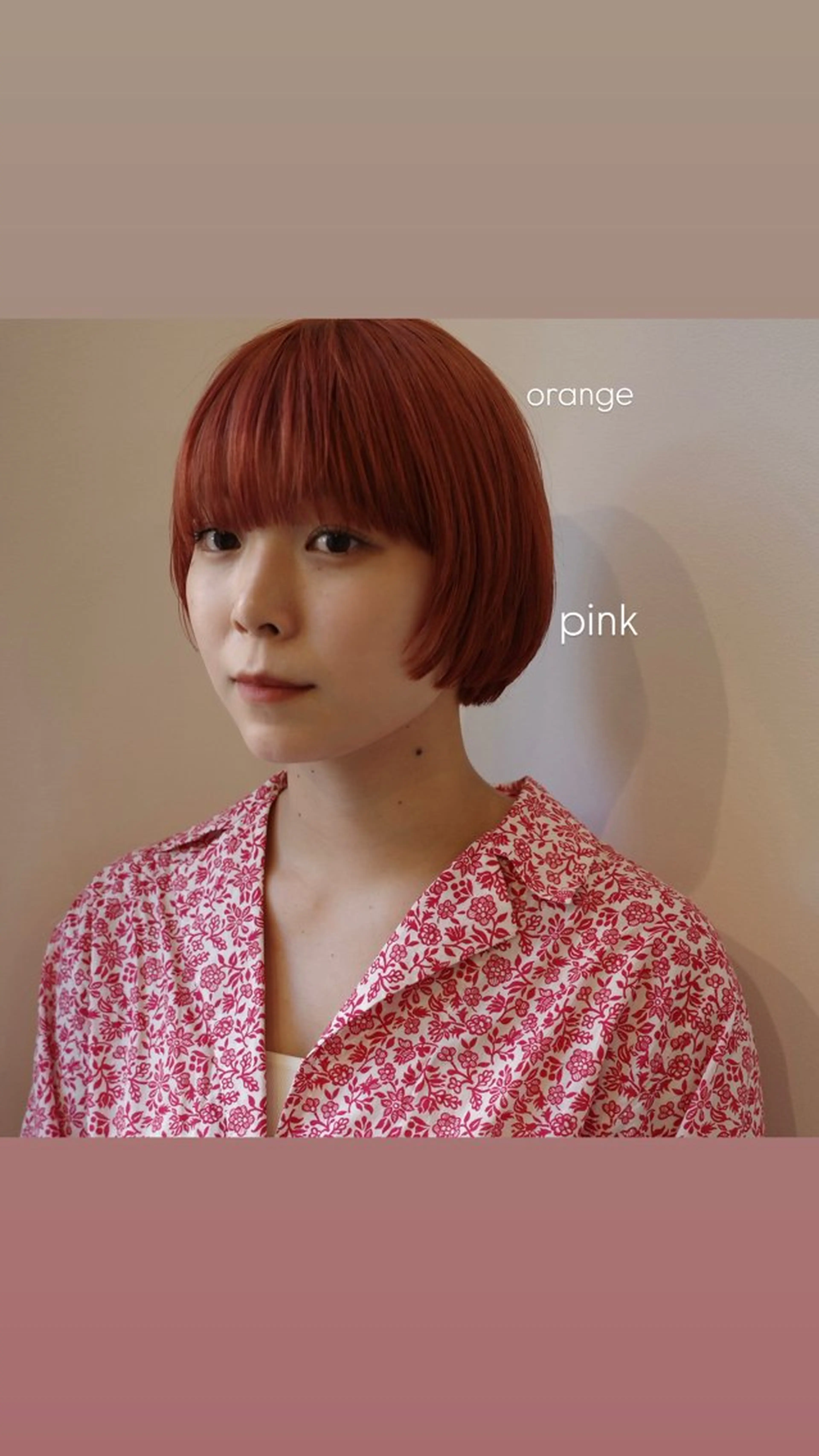 ショート カラー カット ヘアカラー arisa/暖色 /伏見/レイヤーのヘアスタイル